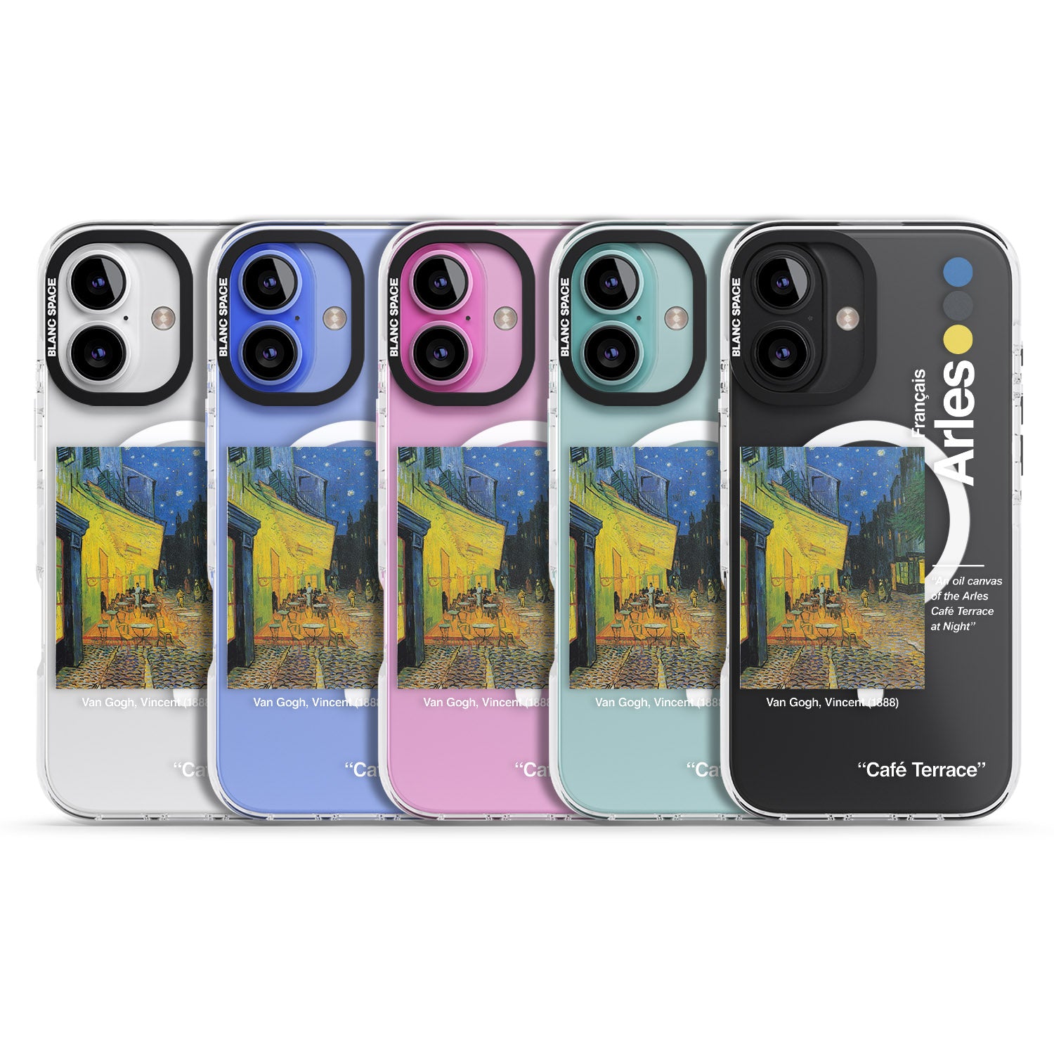 iPhone 16 Pro Max Cafe Terrace at Night Black Impact Phone Case