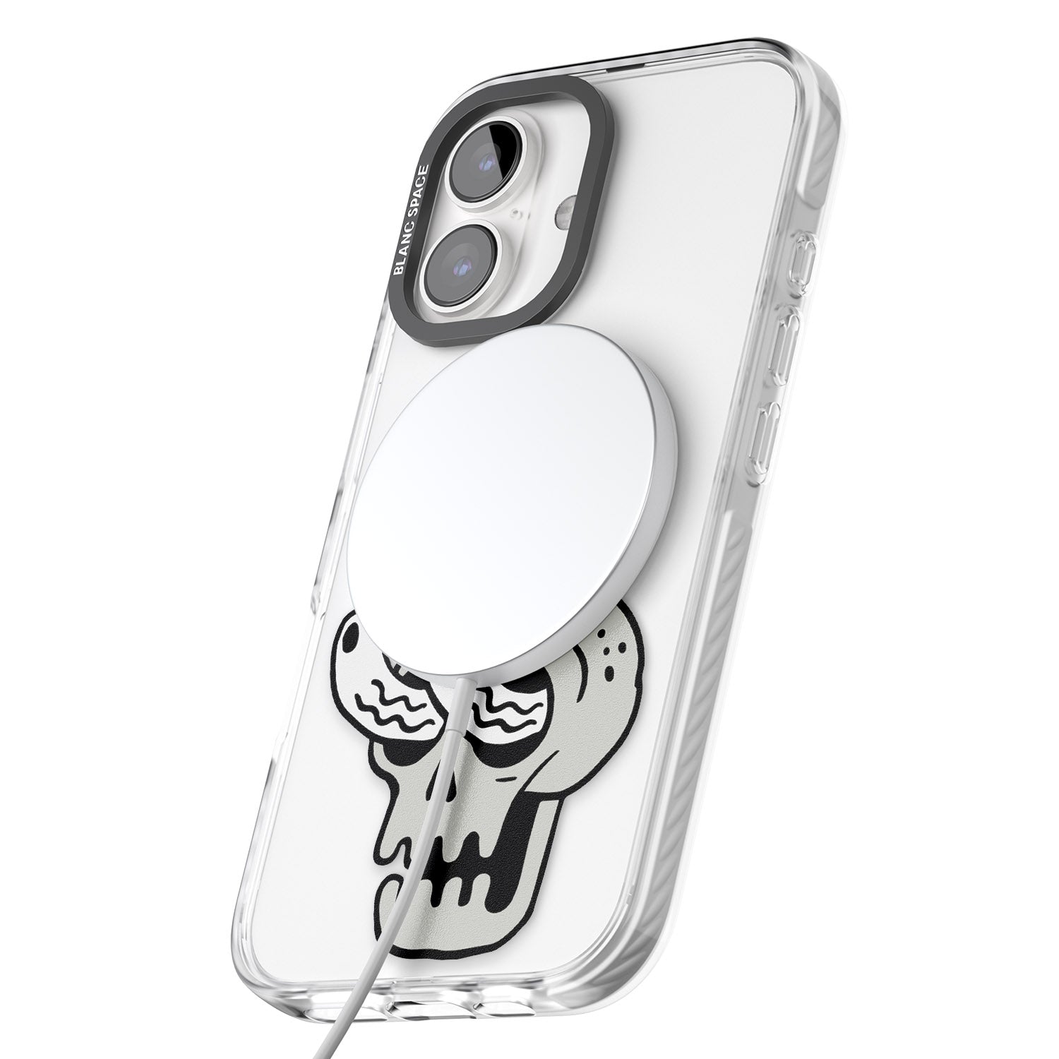 iPhone 16 Pro Max Skull Eyes Black Impact Phone Case