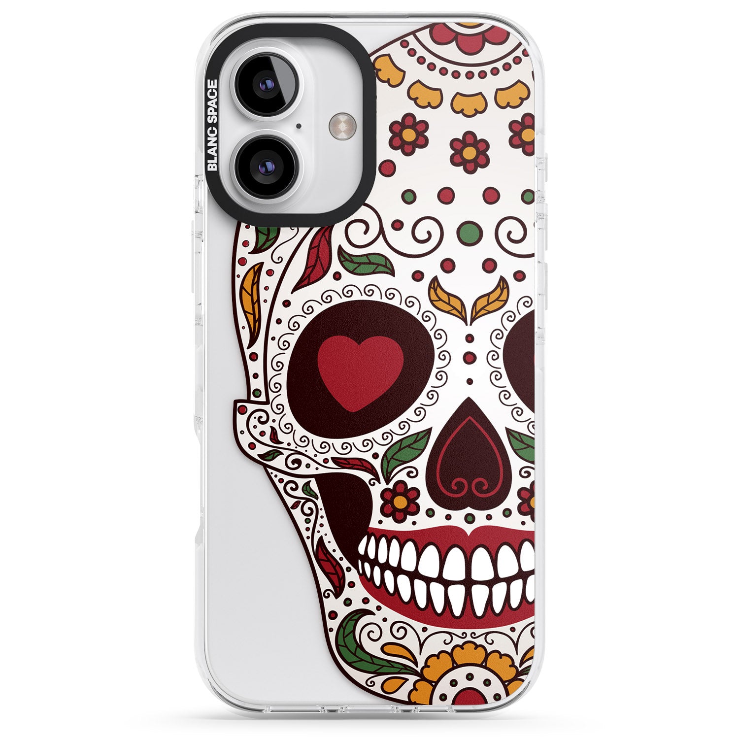 iPhone 16 Pro Max Autumn Sugar Skull Black Impact Phone Case