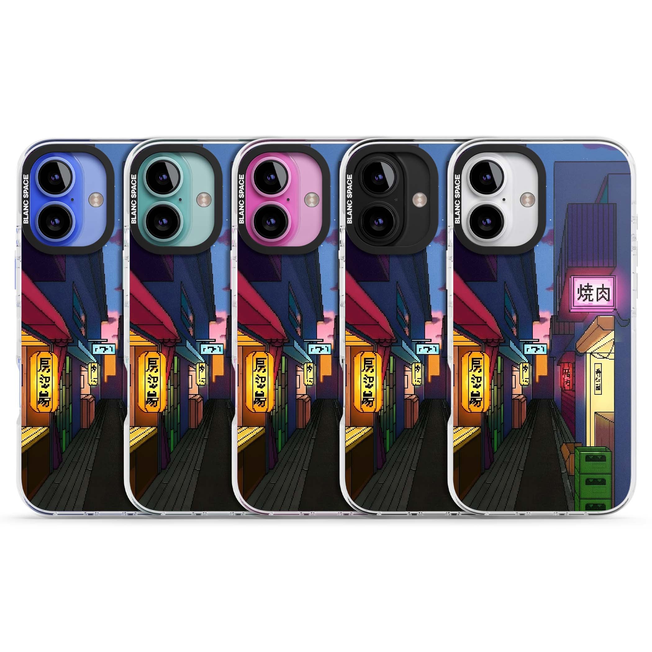 Nights In The Yokocho for him iPhone case | Clear Impact case for iPhone 16, iPhone 16 Plus