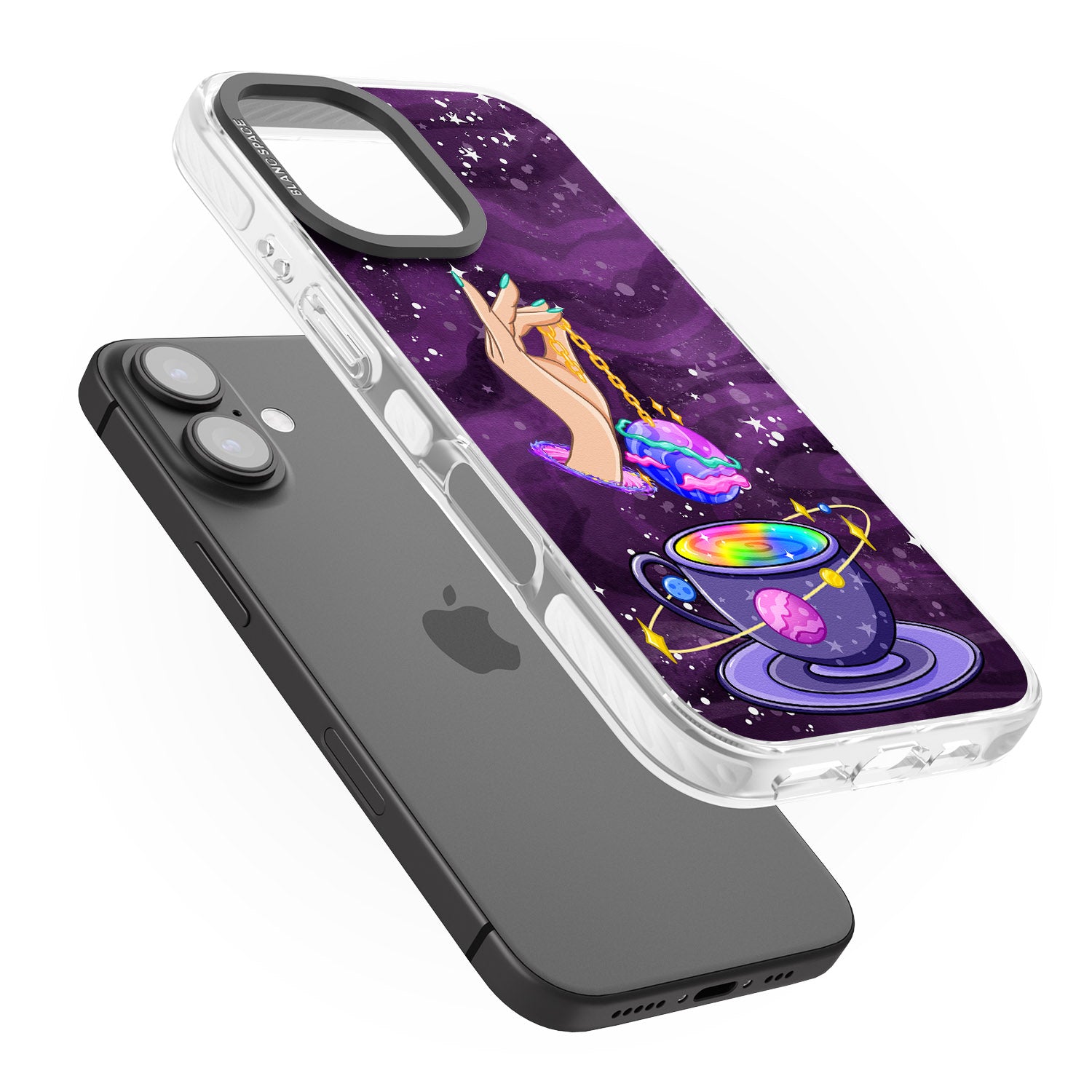 iPhone 16 Pro Max Space Tea Black Impact Phone Case