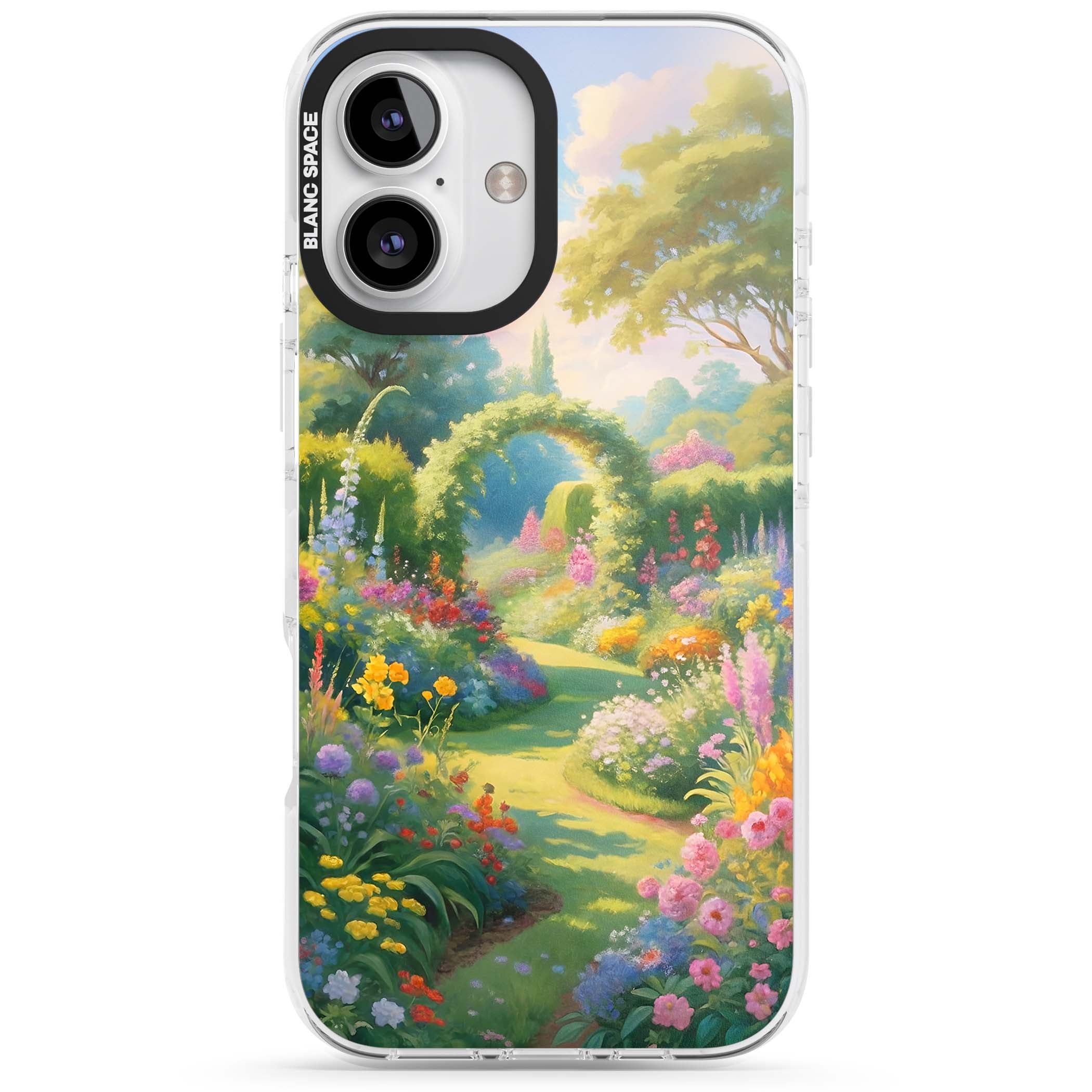 The Painter's Garden floral iPhone case | Clear Impact case for iPhone 16, iPhone 16 Plus