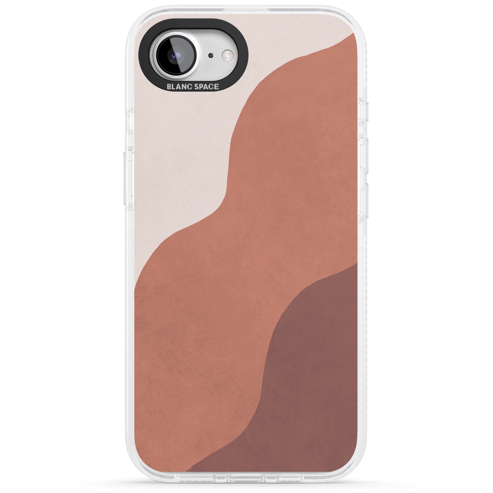 Lush Abstract Watercolour Design #3 iPhone 16e Clear Case Impact Air - Blanc Space