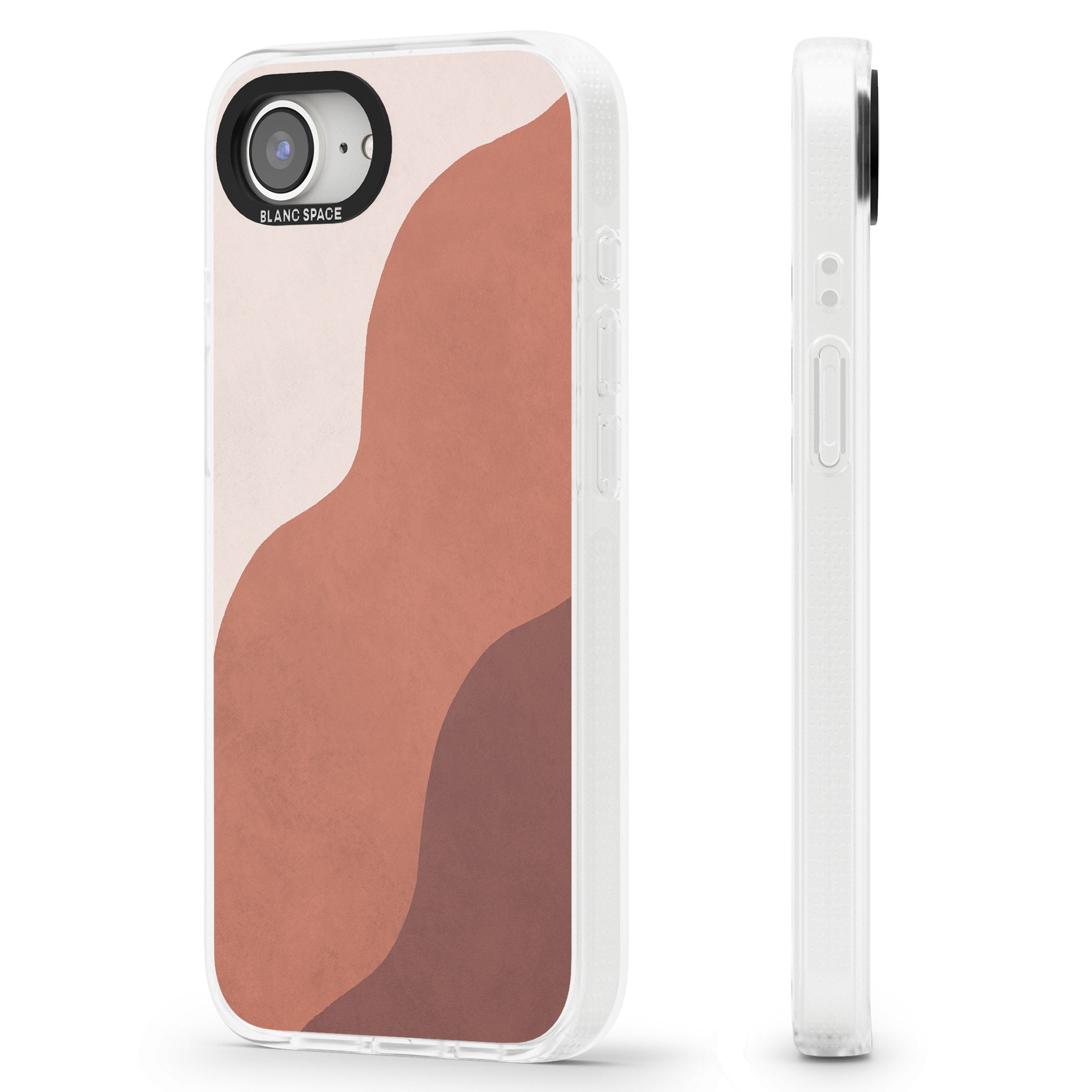 Lush Abstract Watercolour Design #3 iPhone 16e Clear Case Impact Air - Blanc Space