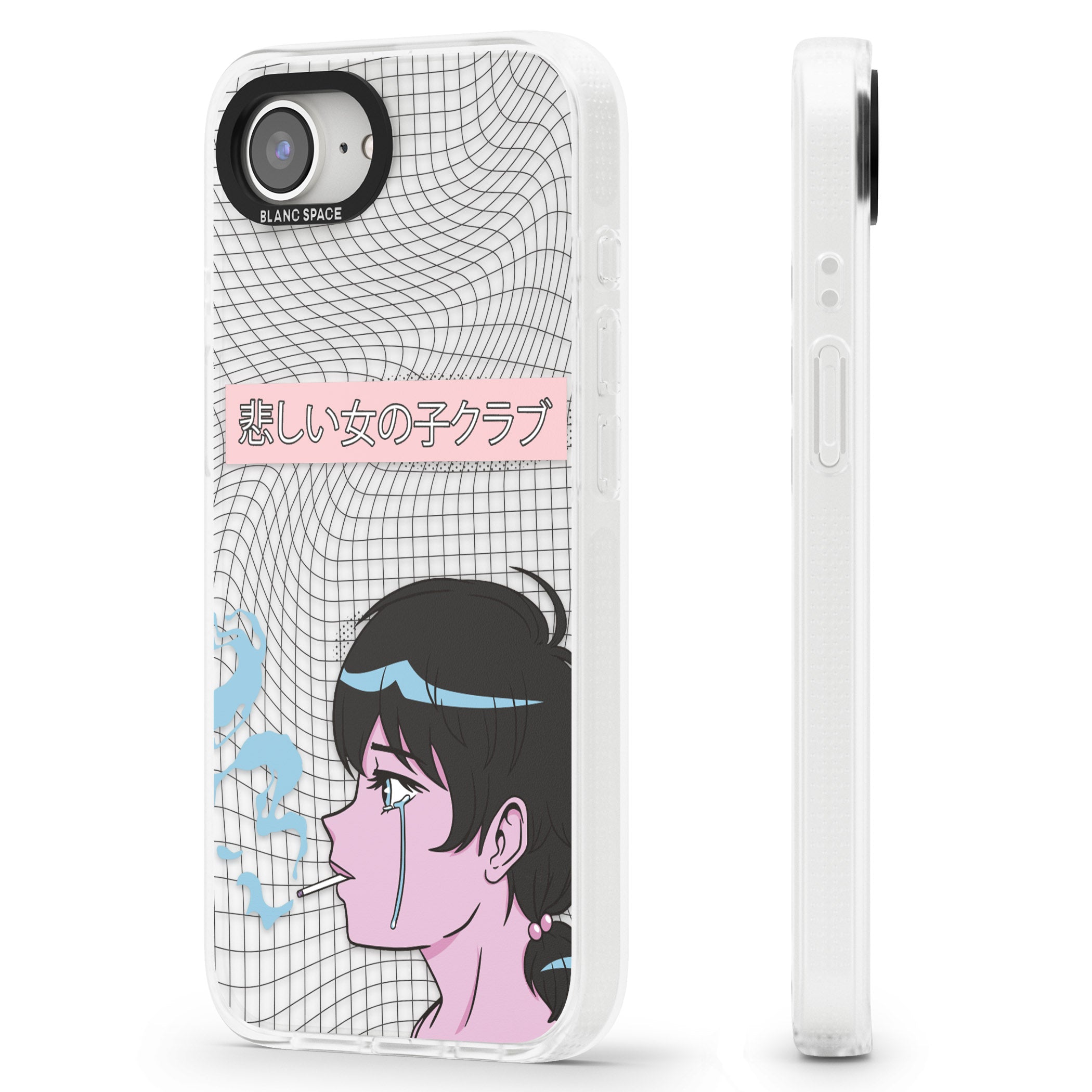 Lost Love iPhone 16e Clear Case Impact Air - Blanc Space