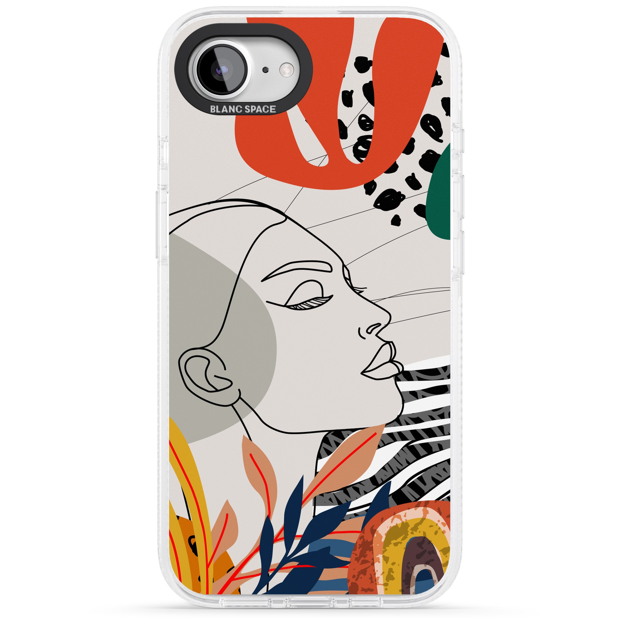 Girl Gone Wild iPhone 16e Clear Case Impact Air - Blanc Space