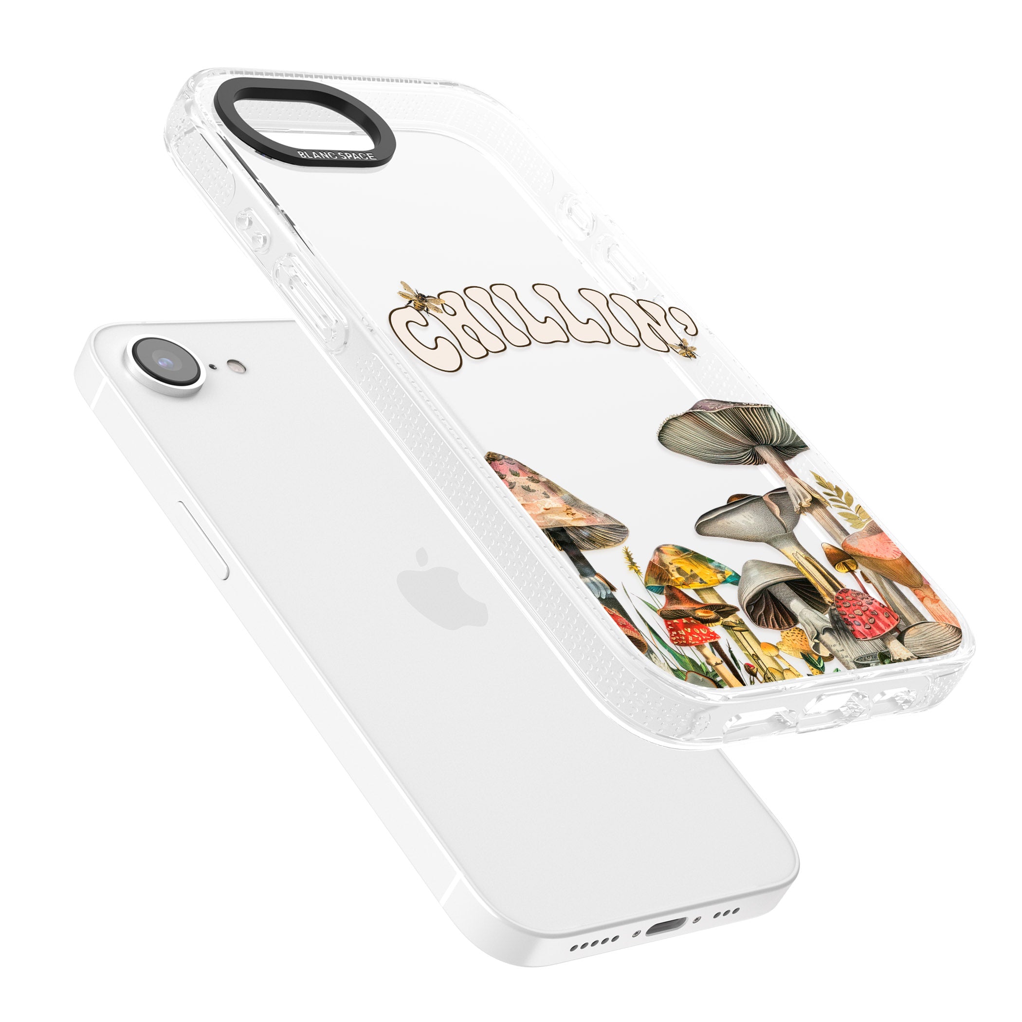 Chillin' iPhone 16e Clear Case Impact Air - Blanc Space