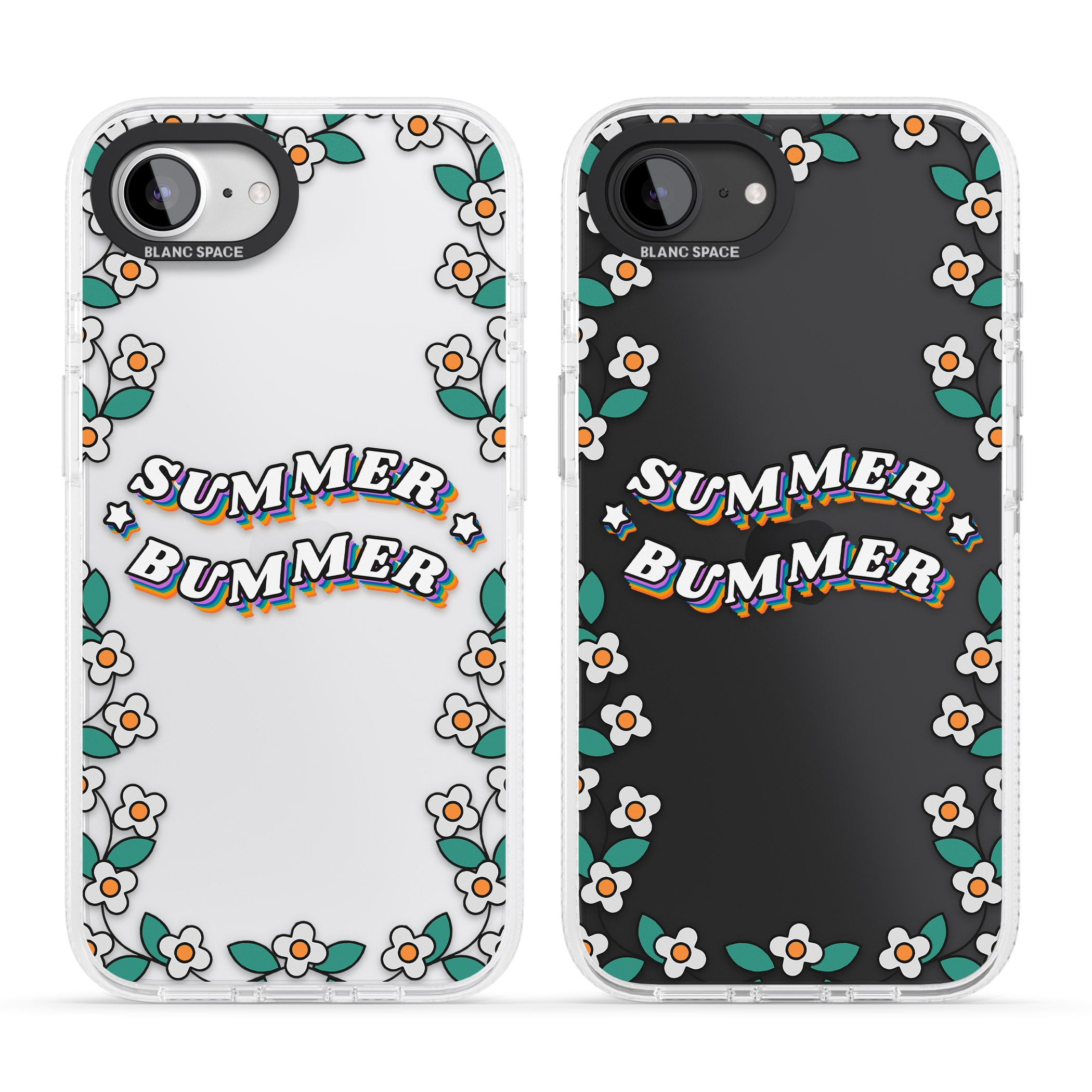 Summer Bummer iPhone 16e Clear Case Impact Air - Blanc Space