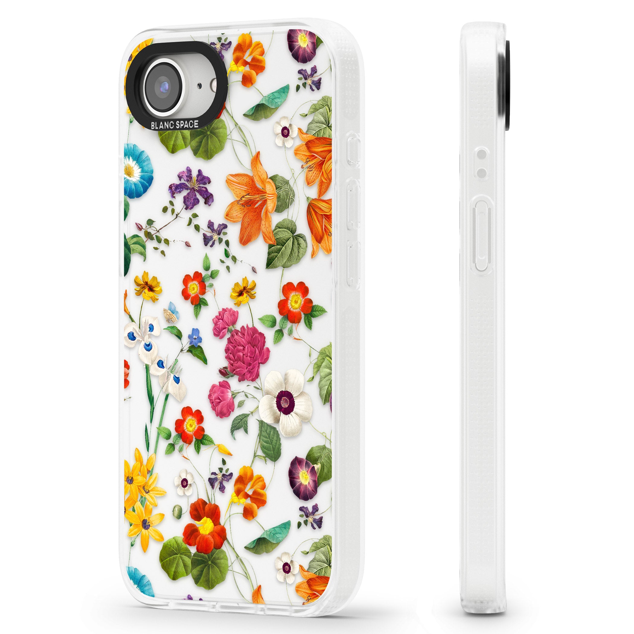 Whimsical Wildflowers iPhone 16e Clear Case Impact Air - Blanc Space
