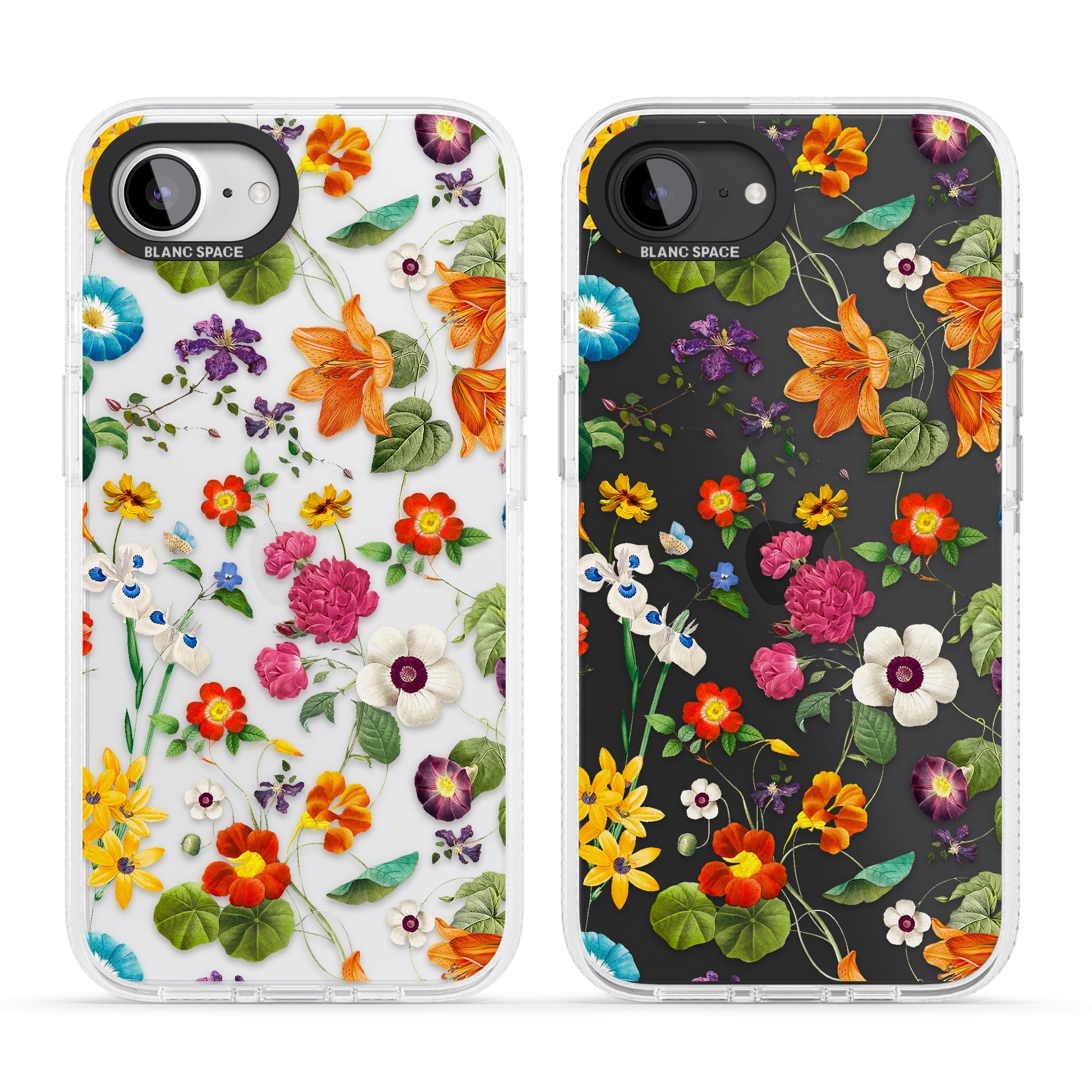 Whimsical Wildflowers iPhone 16e Clear Case Impact Air - Blanc Space