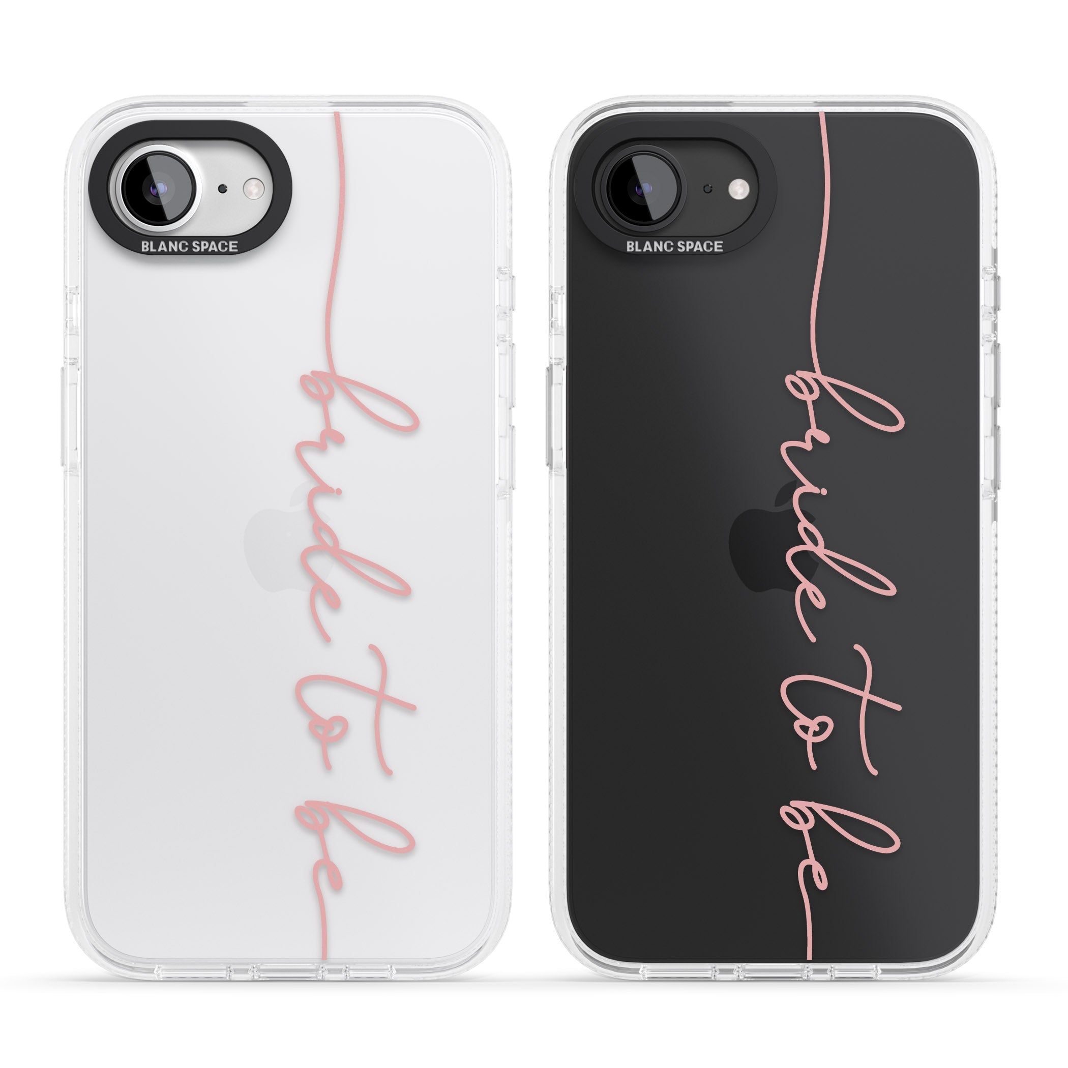 Bride to Be - Transparent Wedding Design iPhone 16e Clear Case Impact Air - Blanc Space