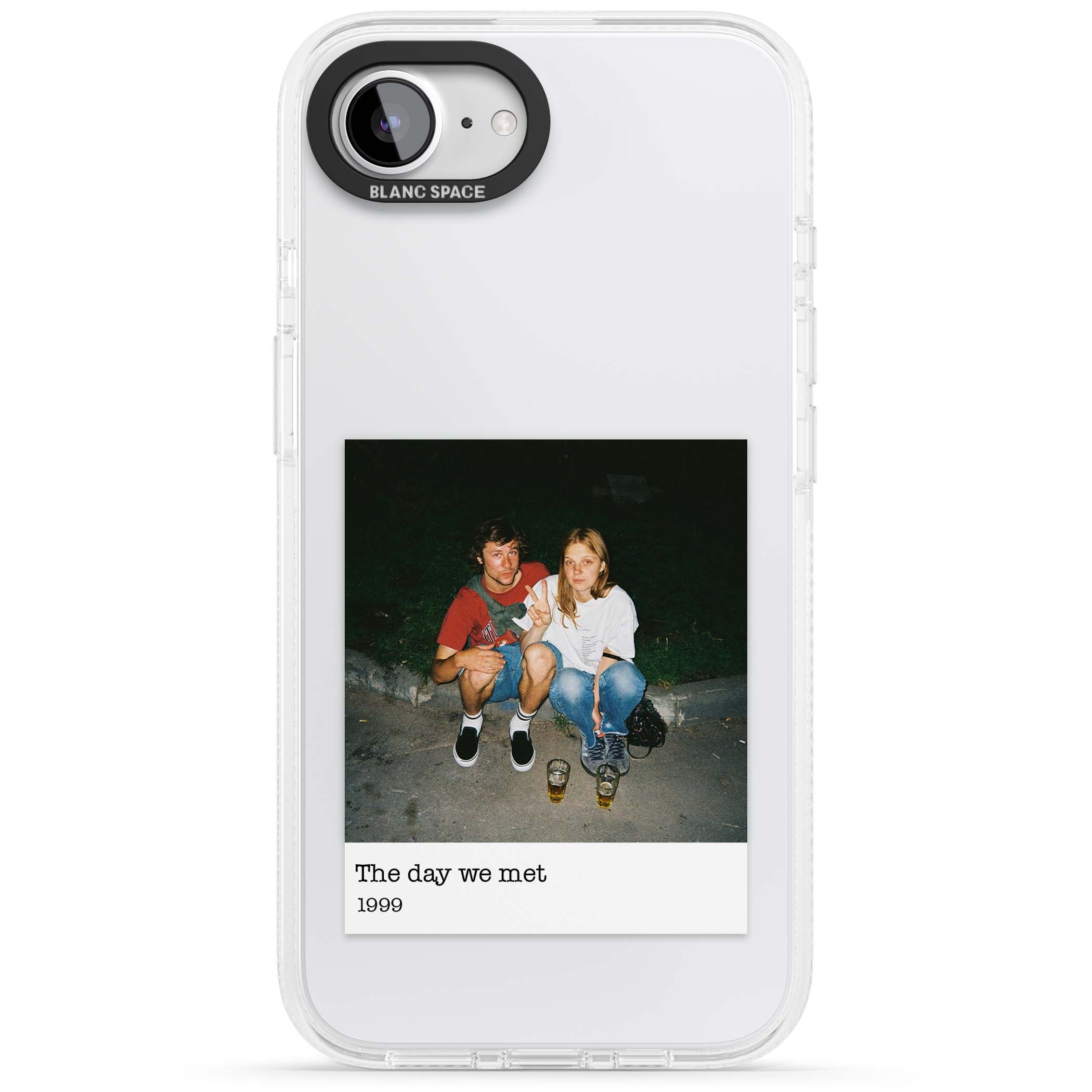 Photo Memory minimal iPhone case | Clear Case Impact Air case for iPhone 16e, iPhone 17e
