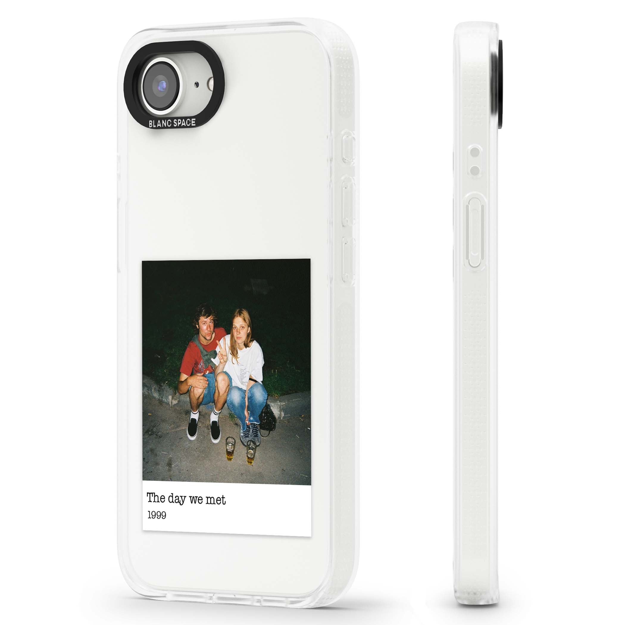 Photo Memory minimal iPhone case | Clear Case Impact Air case for iPhone 16e, iPhone 17e