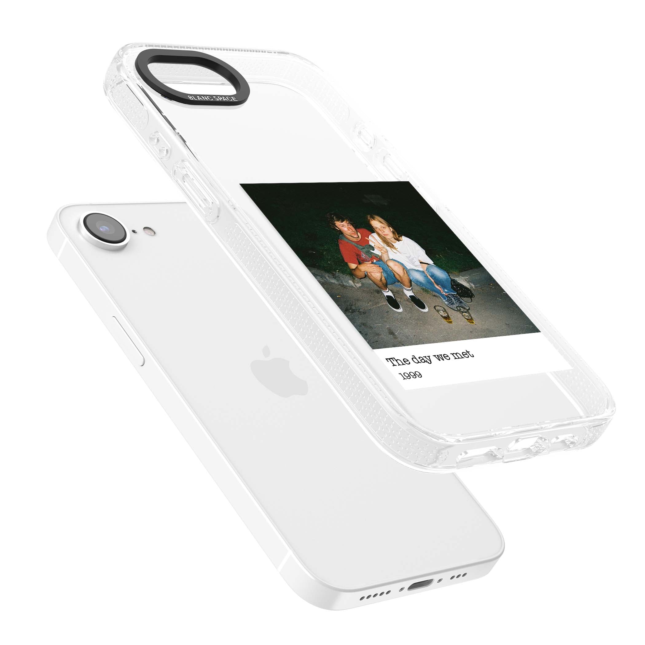Photo Memory minimal iPhone case | Clear Case Impact Air case for iPhone 16e, iPhone 17e