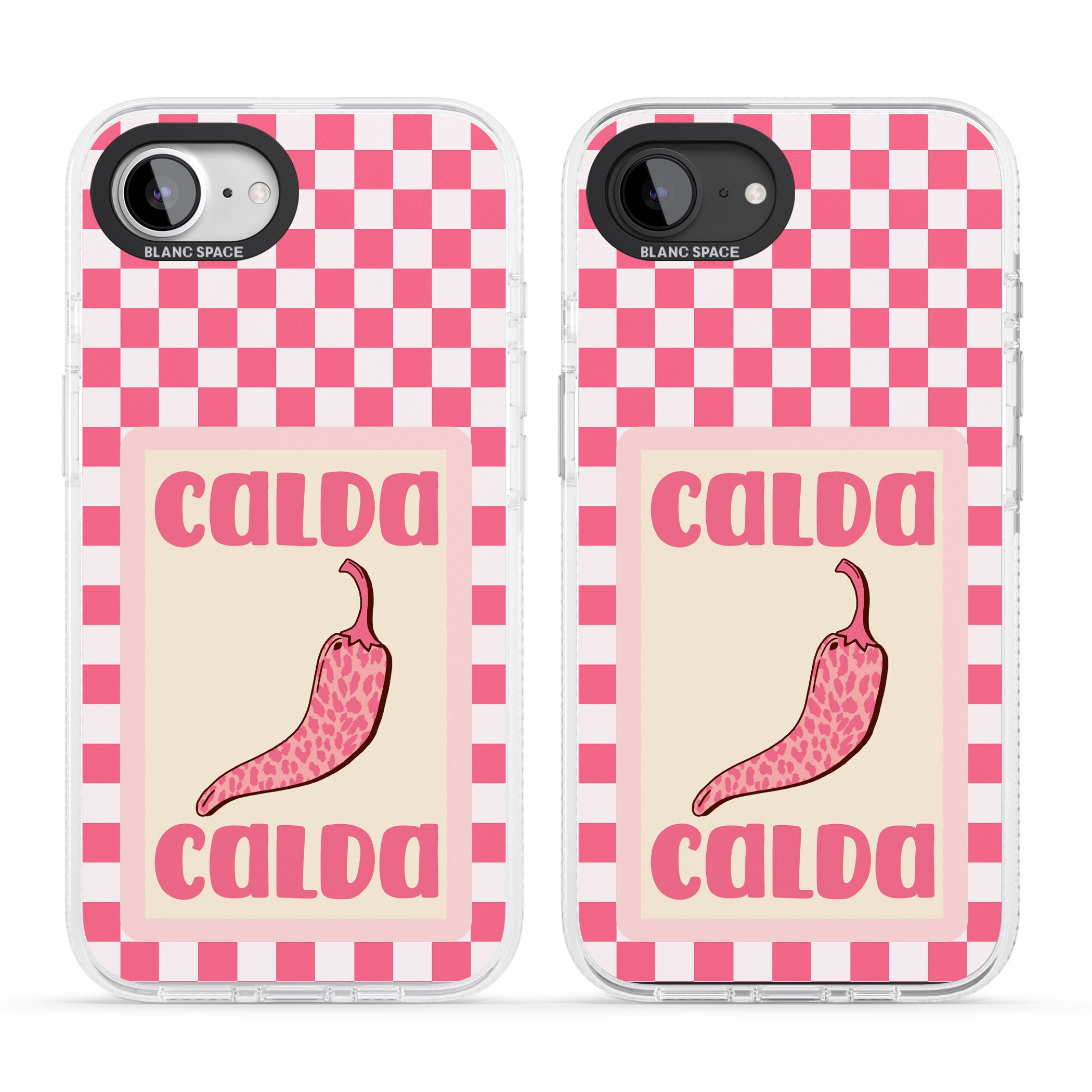Calda iPhone 16e Clear Case Impact Air - Blanc Space