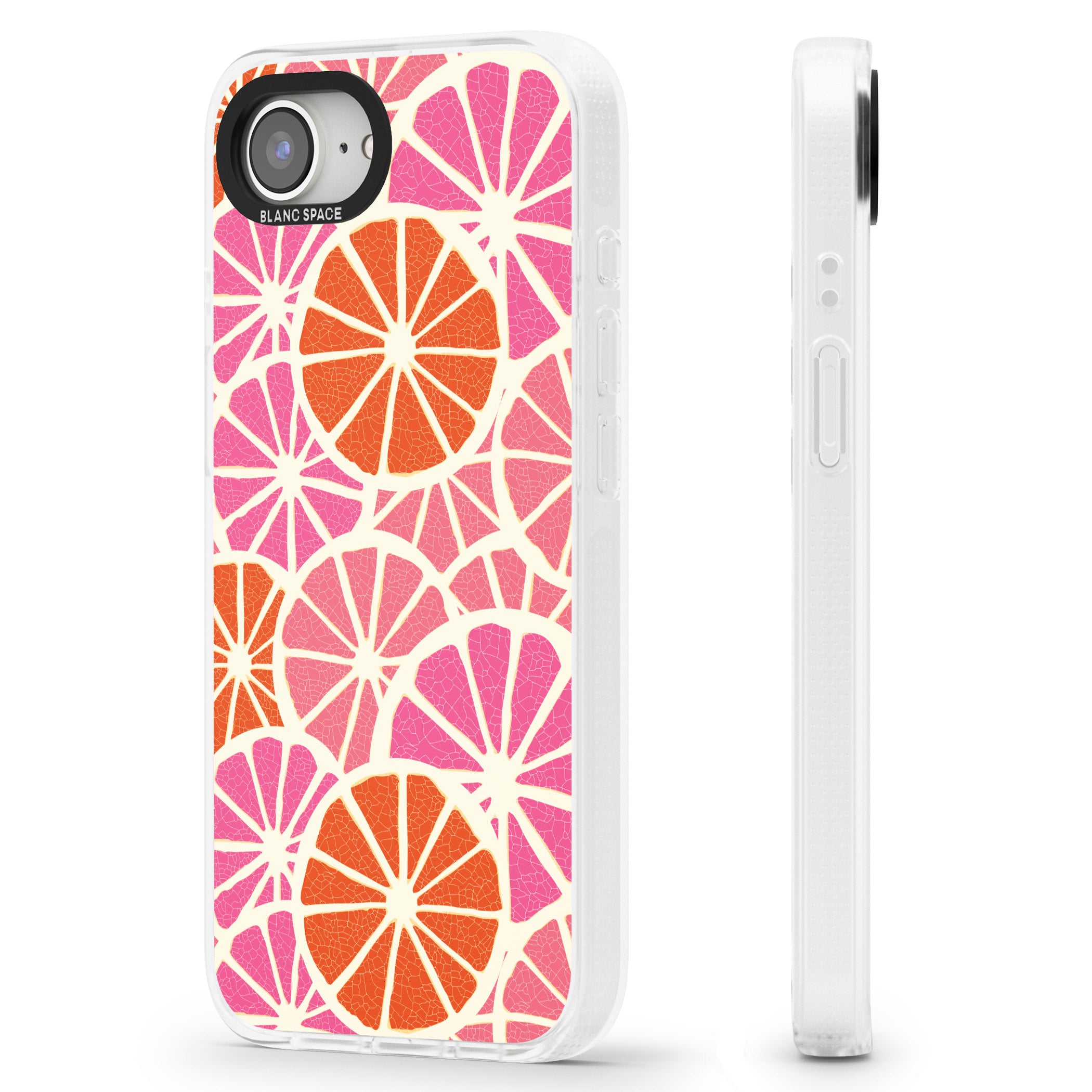 Citrus Slices iPhone 16e Clear Case Impact Air - Blanc Space