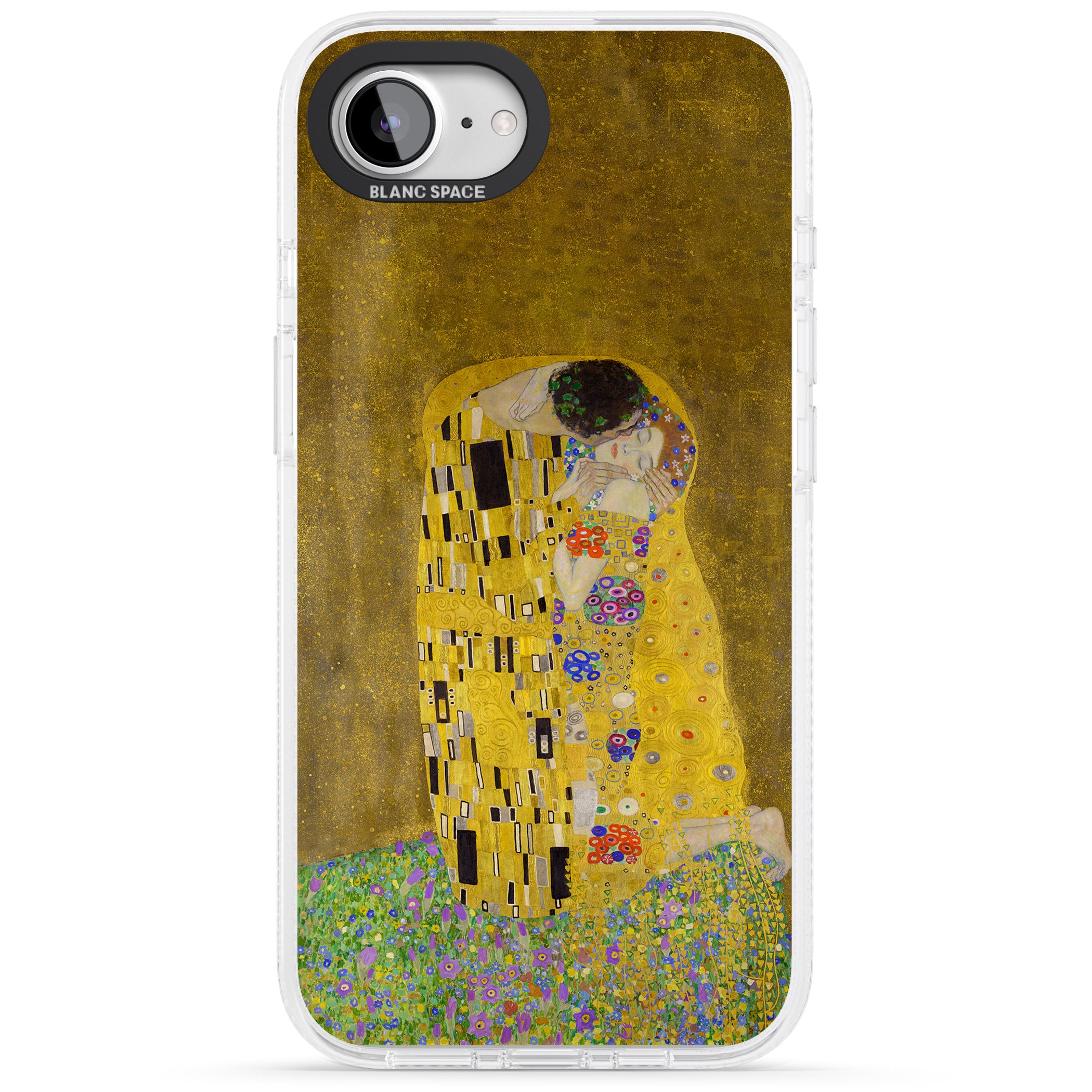 The Kiss iPhone 16e Clear Case Impact Air - Blanc Space