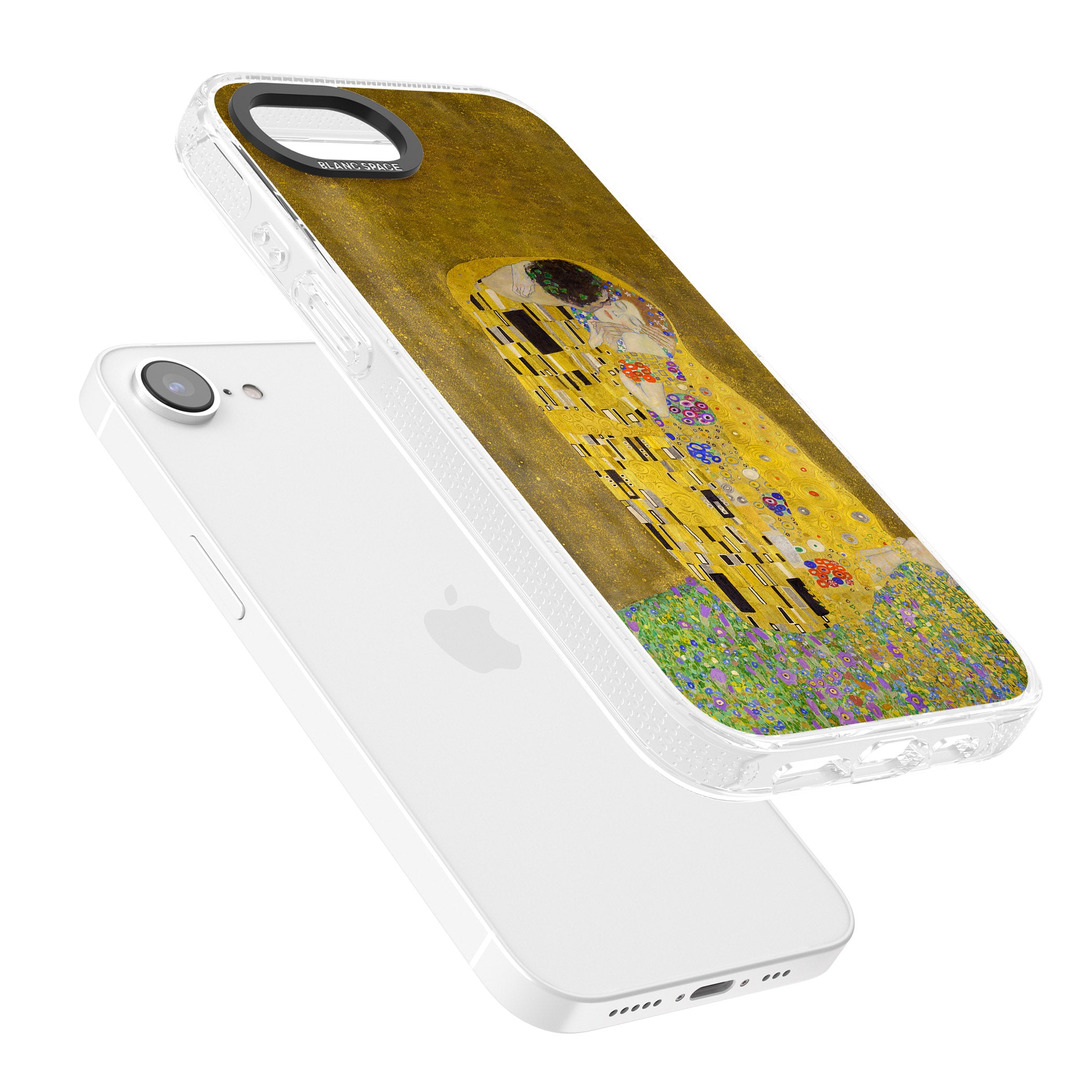 The Kiss iPhone 16e Clear Case Impact Air - Blanc Space