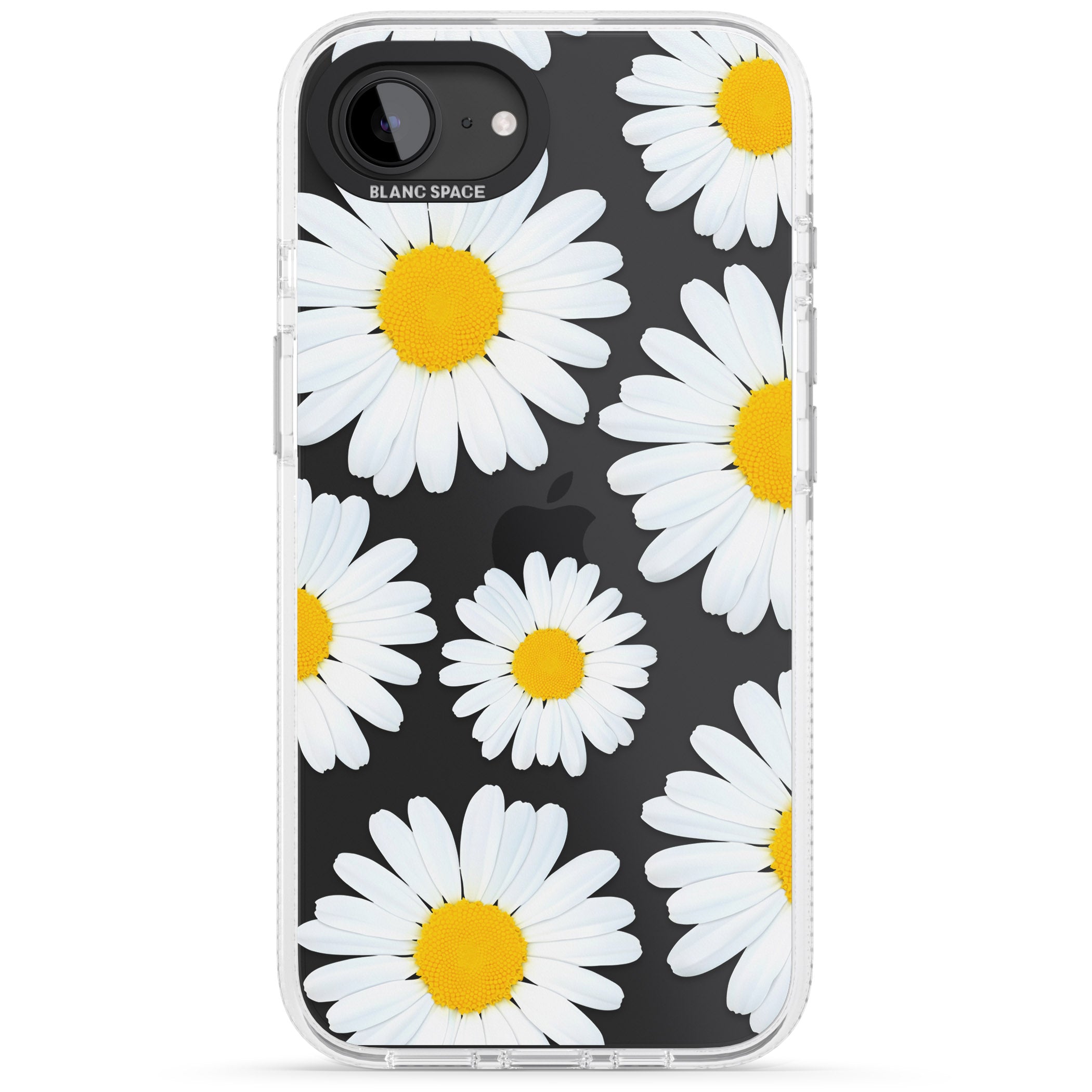 Summer Daisy iPhone 16e Clear Case Impact Air - Blanc Space
