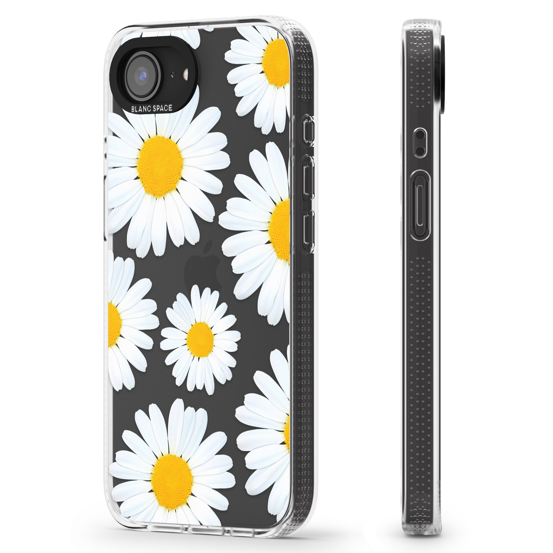 Summer Daisy iPhone 16e Clear Case Impact Air - Blanc Space