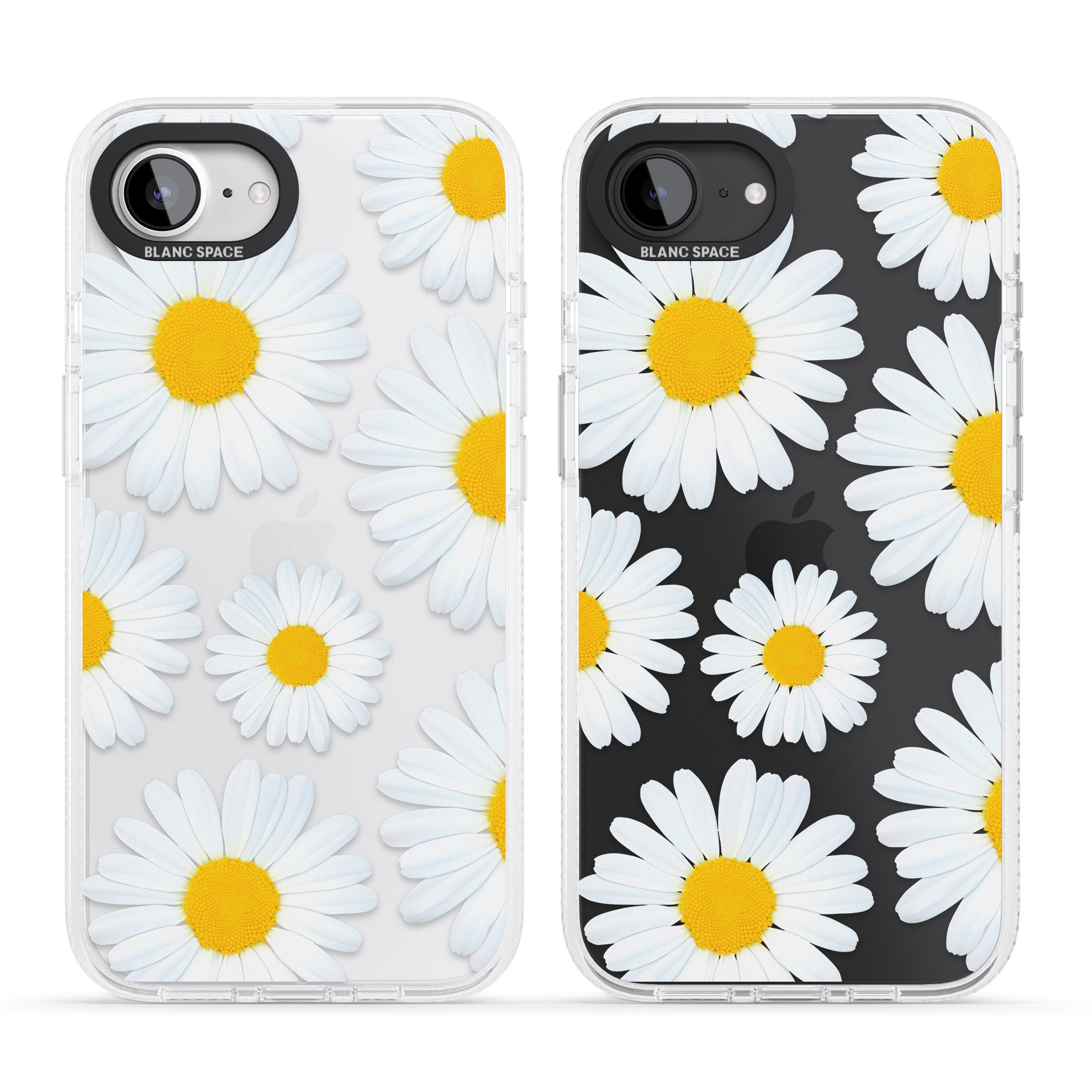 Summer Daisy iPhone 16e Clear Case Impact Air - Blanc Space