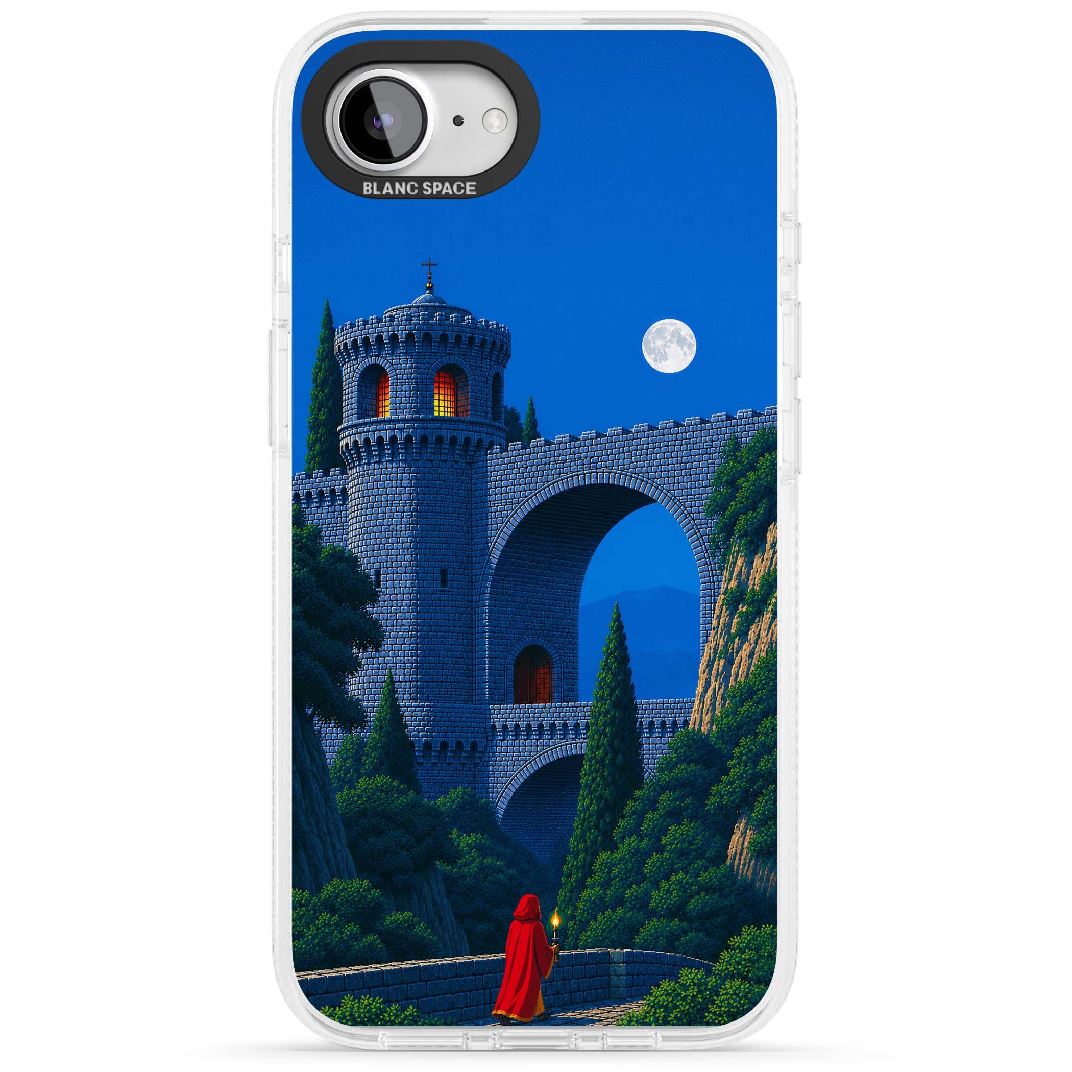 Castle Walls art iPhone case | Clear Case Impact Air case for iPhone 16e, iPhone 17e