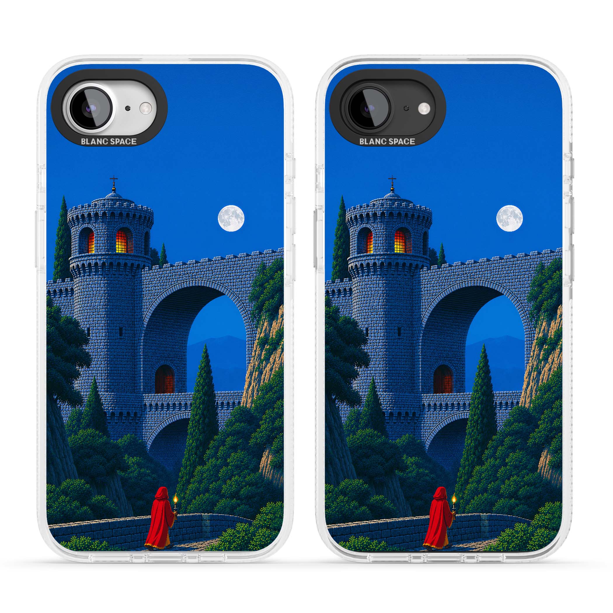 Castle Walls art iPhone case | Clear Case Impact Air case for iPhone 16e, iPhone 17e