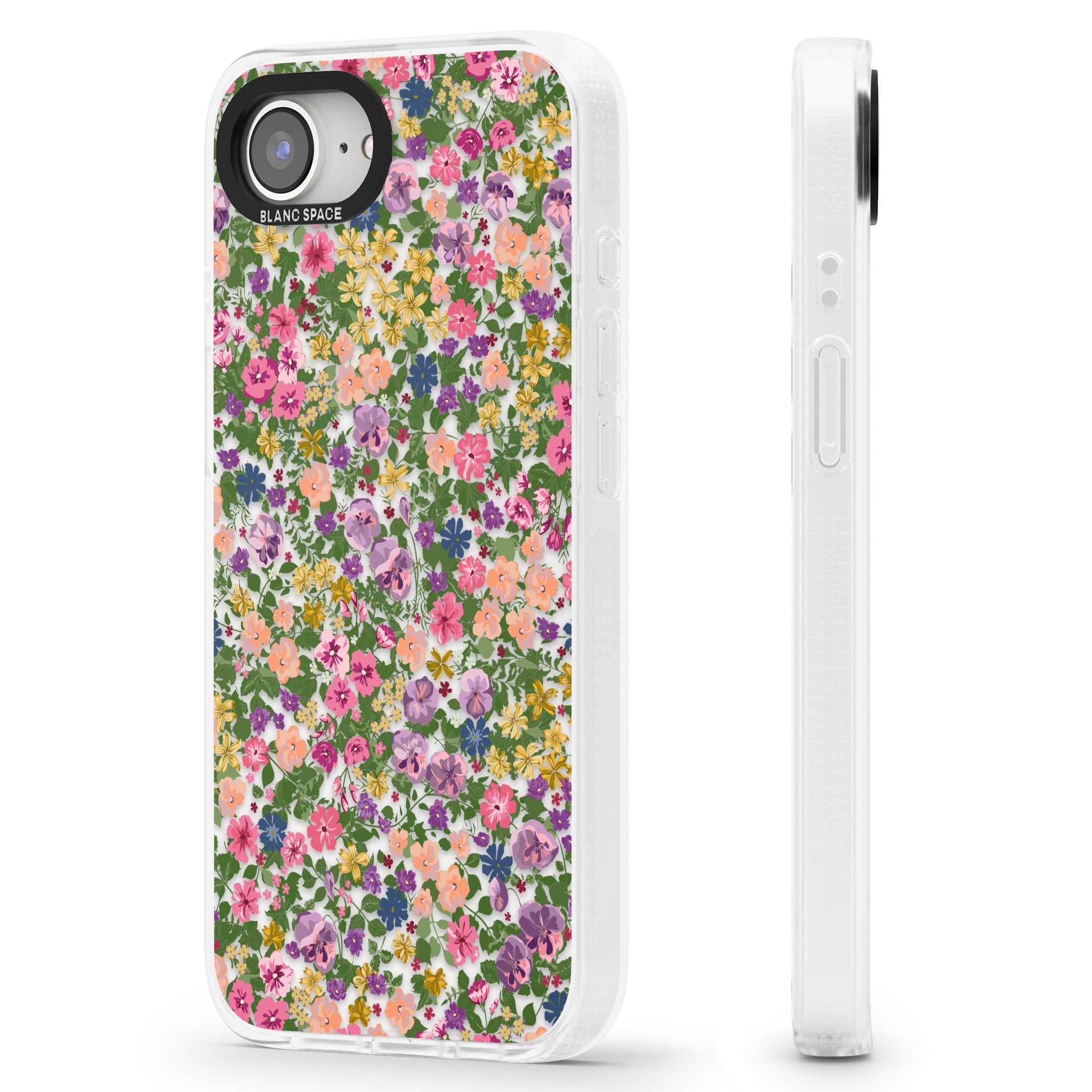 Lake Como Meadow iPhone 16e Clear Case Impact Air - Blanc Space