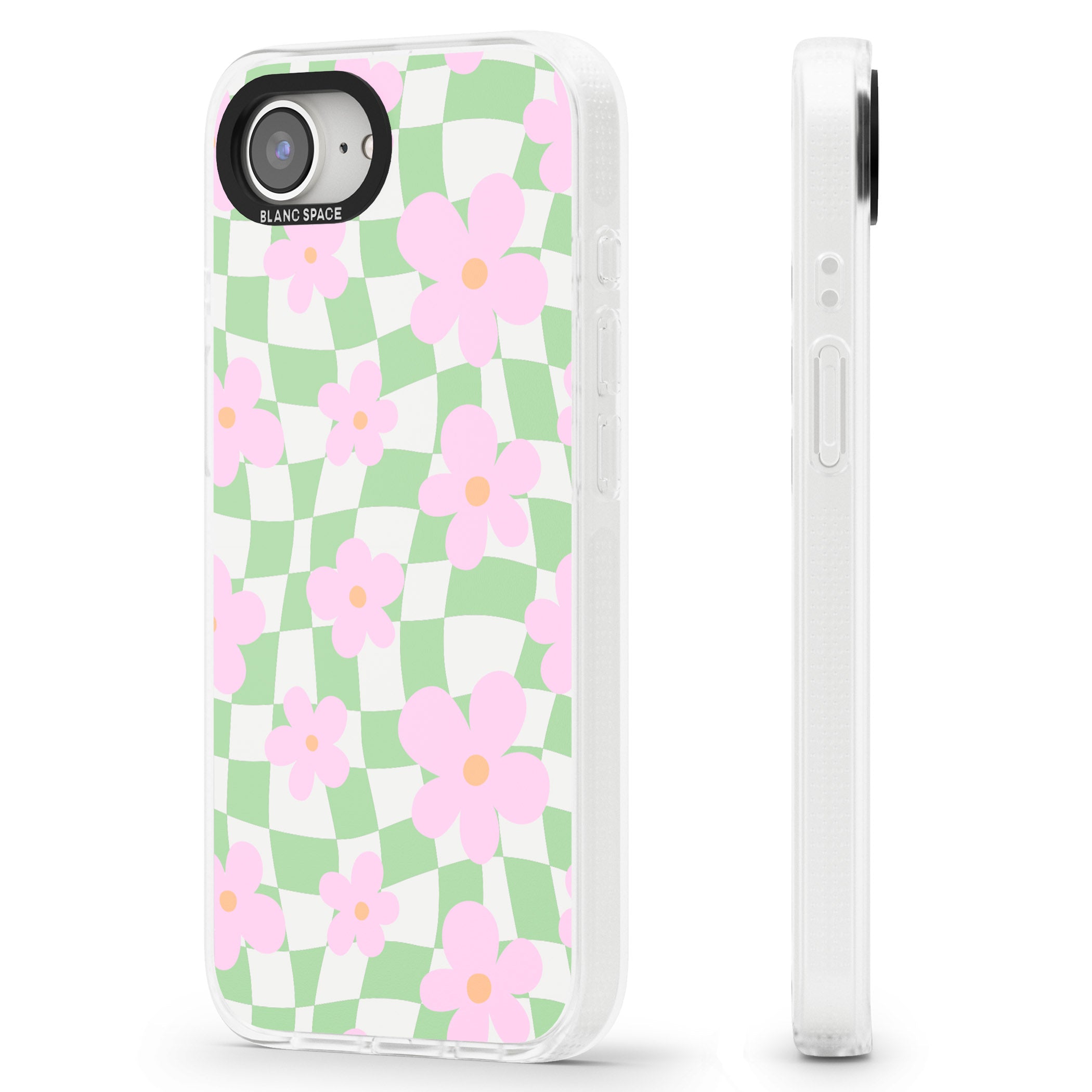 Spring Picnic iPhone 16e Clear Case Impact Air - Blanc Space