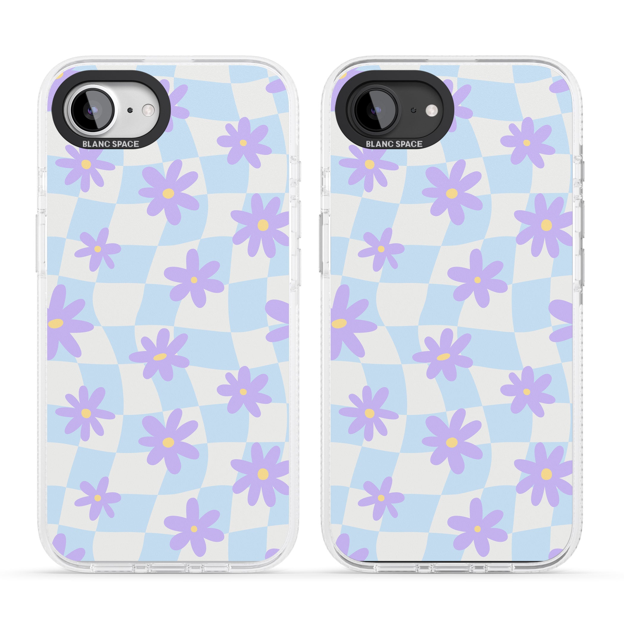 Serene Skies & Flowers iPhone 16e Clear Case Impact Air - Blanc Space