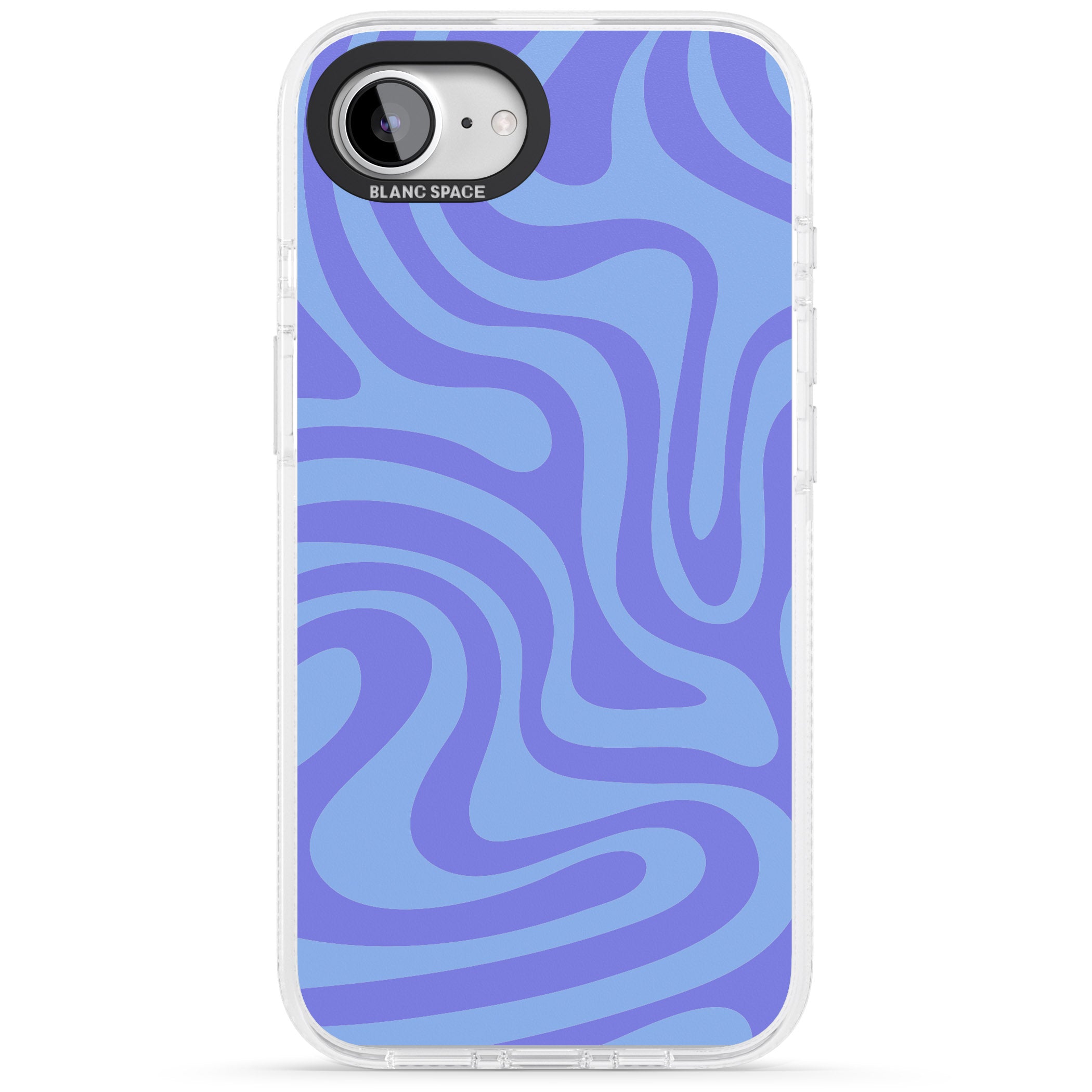 Tranquil Waves iPhone 16e Clear Case Impact Air - Blanc Space