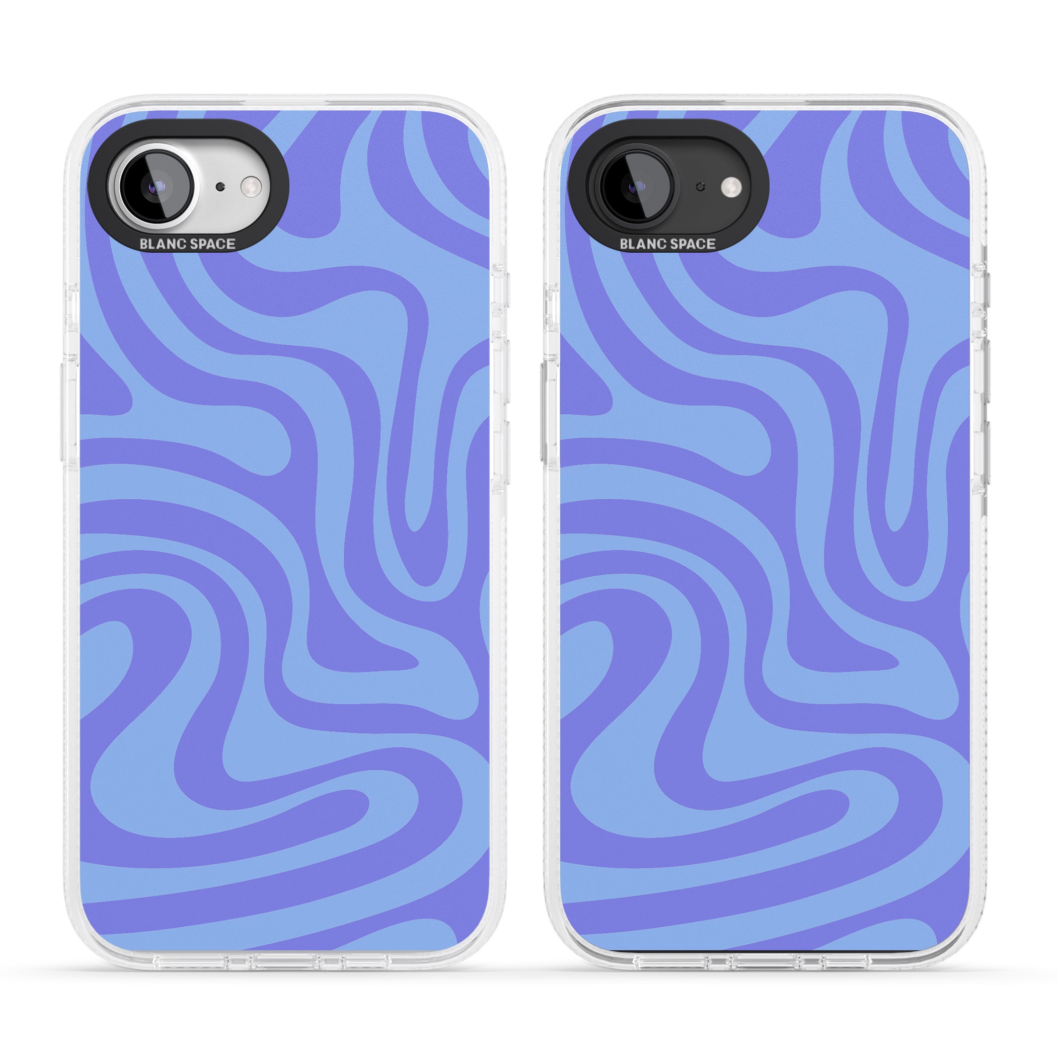 Tranquil Waves iPhone 16e Clear Case Impact Air - Blanc Space