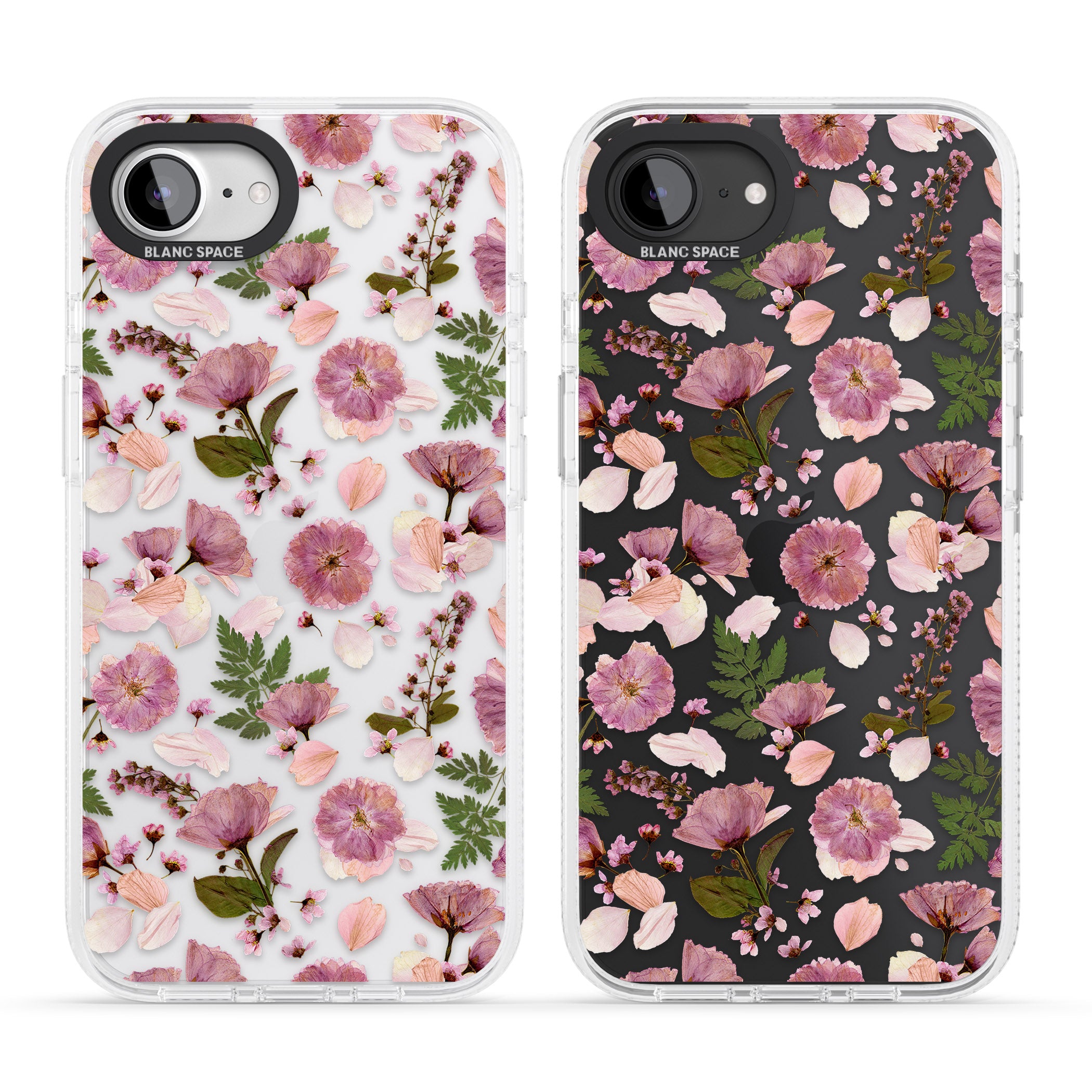 Floral Menagerie Transparent Design iPhone 16e Clear Case Impact Air - Blanc Space