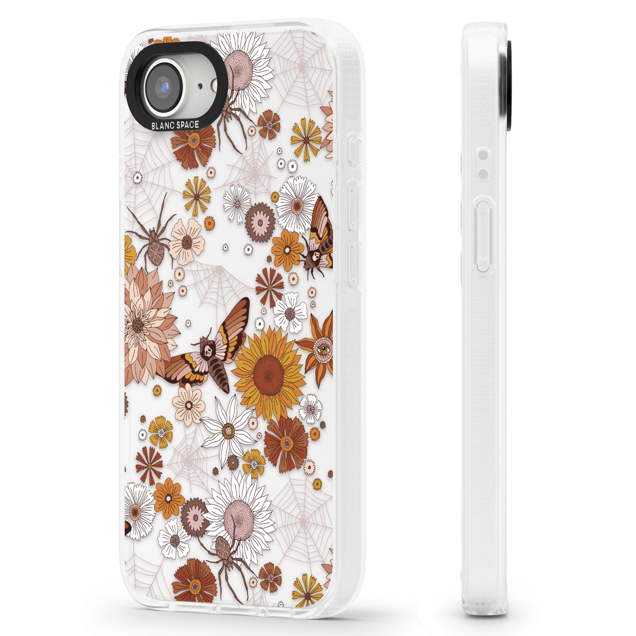 Halloween Wildlife iPhone 16e Clear Case Impact Air - Blanc Space