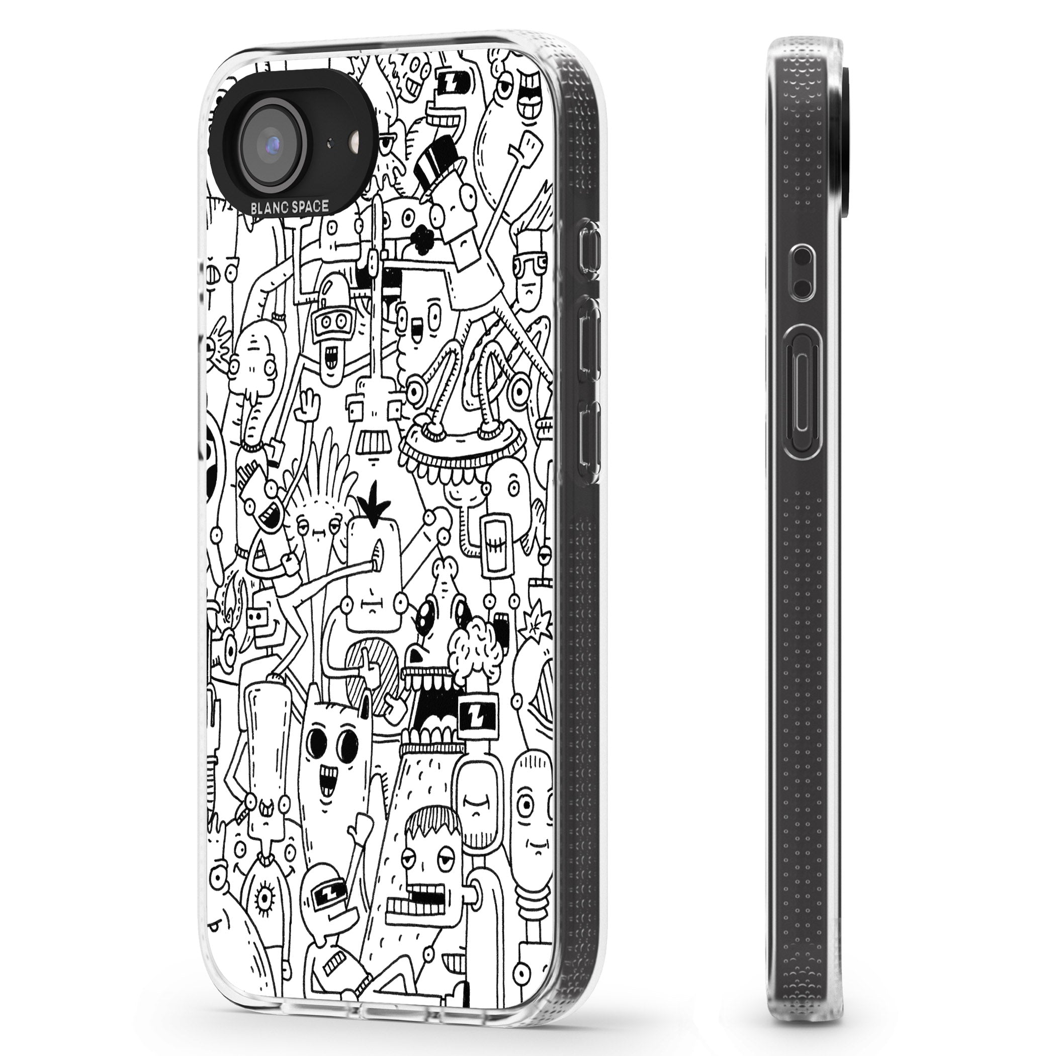 Stack Original iPhone 16e Clear Case Impact Air - Blanc Space