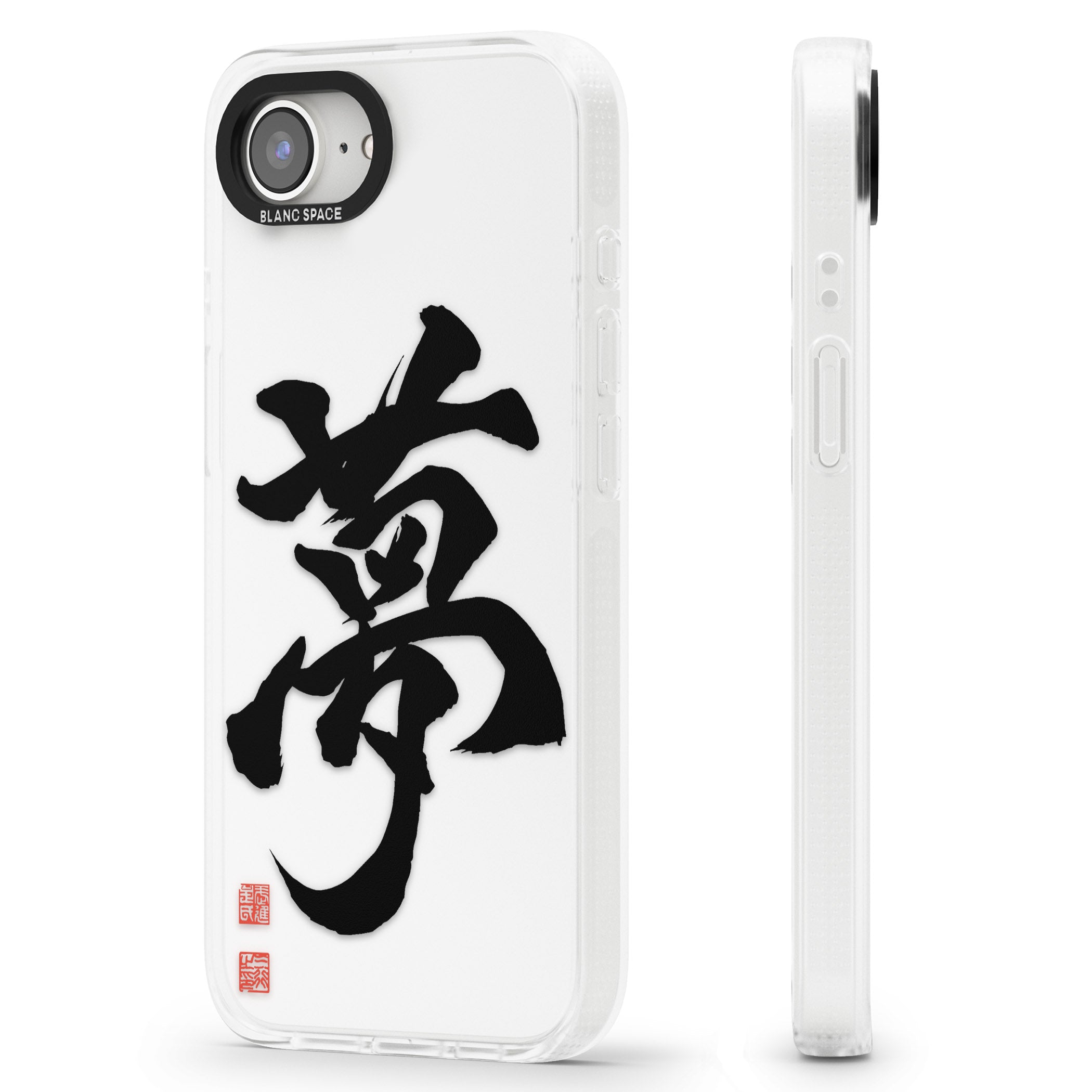 Japanese Kanji - Dream iPhone 16e Clear Case Impact Air - Blanc Space