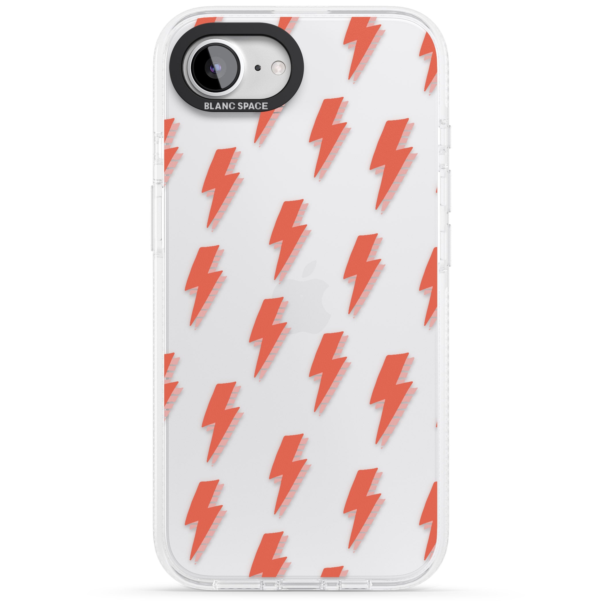 Pop Lightning iPhone 16e Clear Case Impact Air - Blanc Space