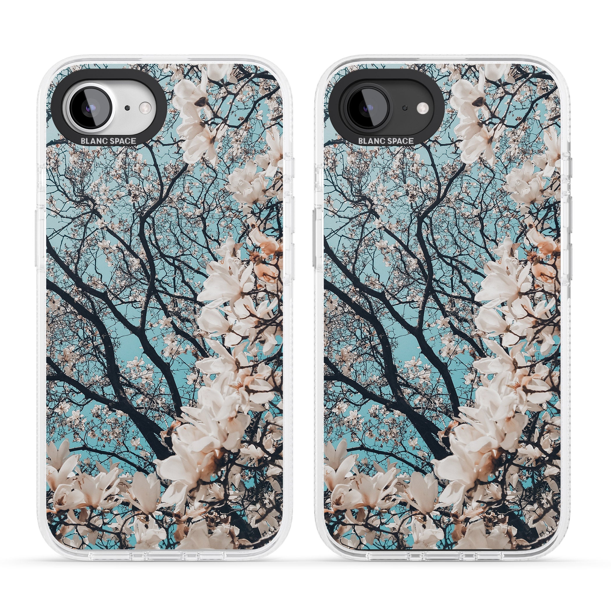 Magnolia Tree Photograph iPhone 16e Clear Case Impact Air - Blanc Space