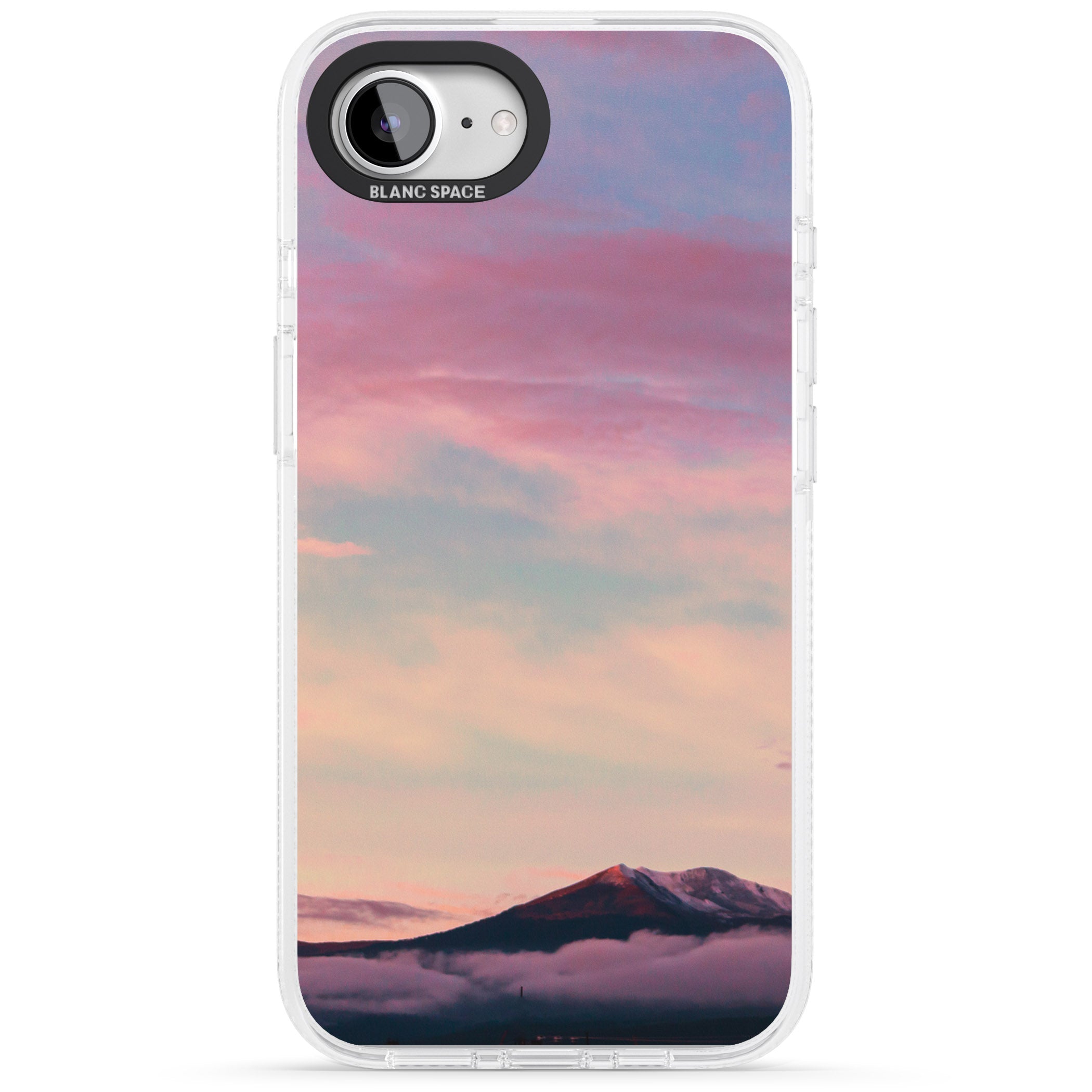 Cloudy Sunset Photograph iPhone 16e Clear Case Impact Air - Blanc Space