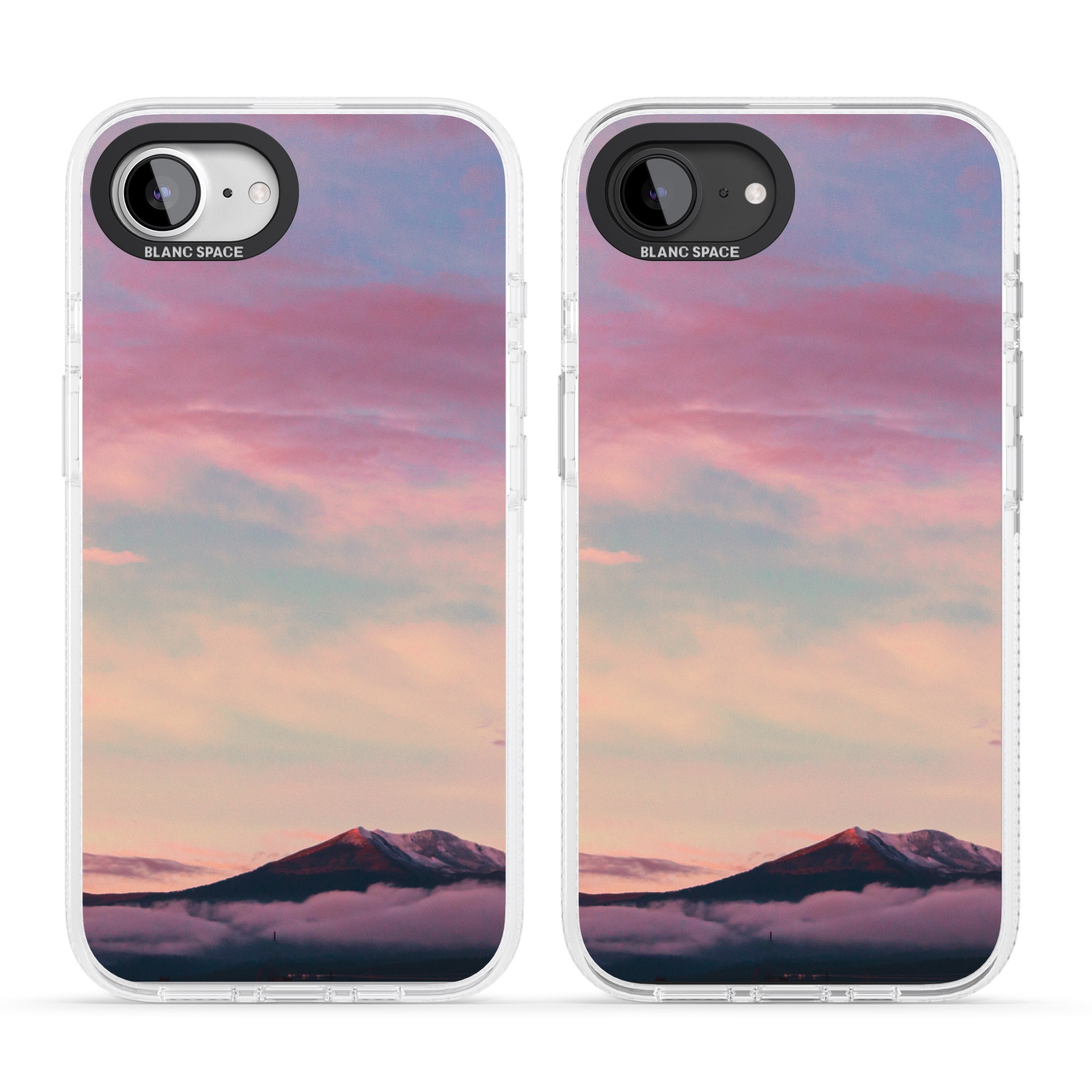 Cloudy Sunset Photograph iPhone 16e Clear Case Impact Air - Blanc Space