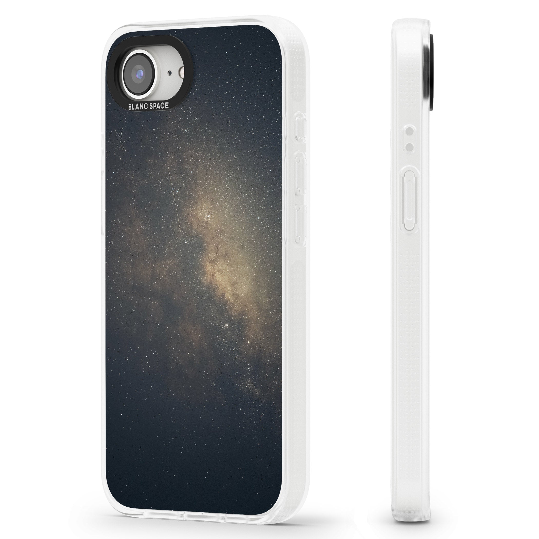 Night Sky Photograph iPhone 16e Clear Case Impact Air - Blanc Space