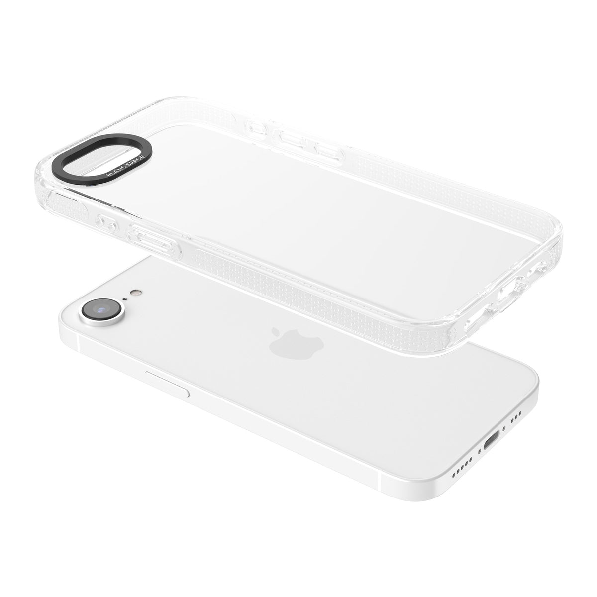 Impact Air Clear Case iPhone 16e / iPhone 17e Impact Air Clear Phone Case angled