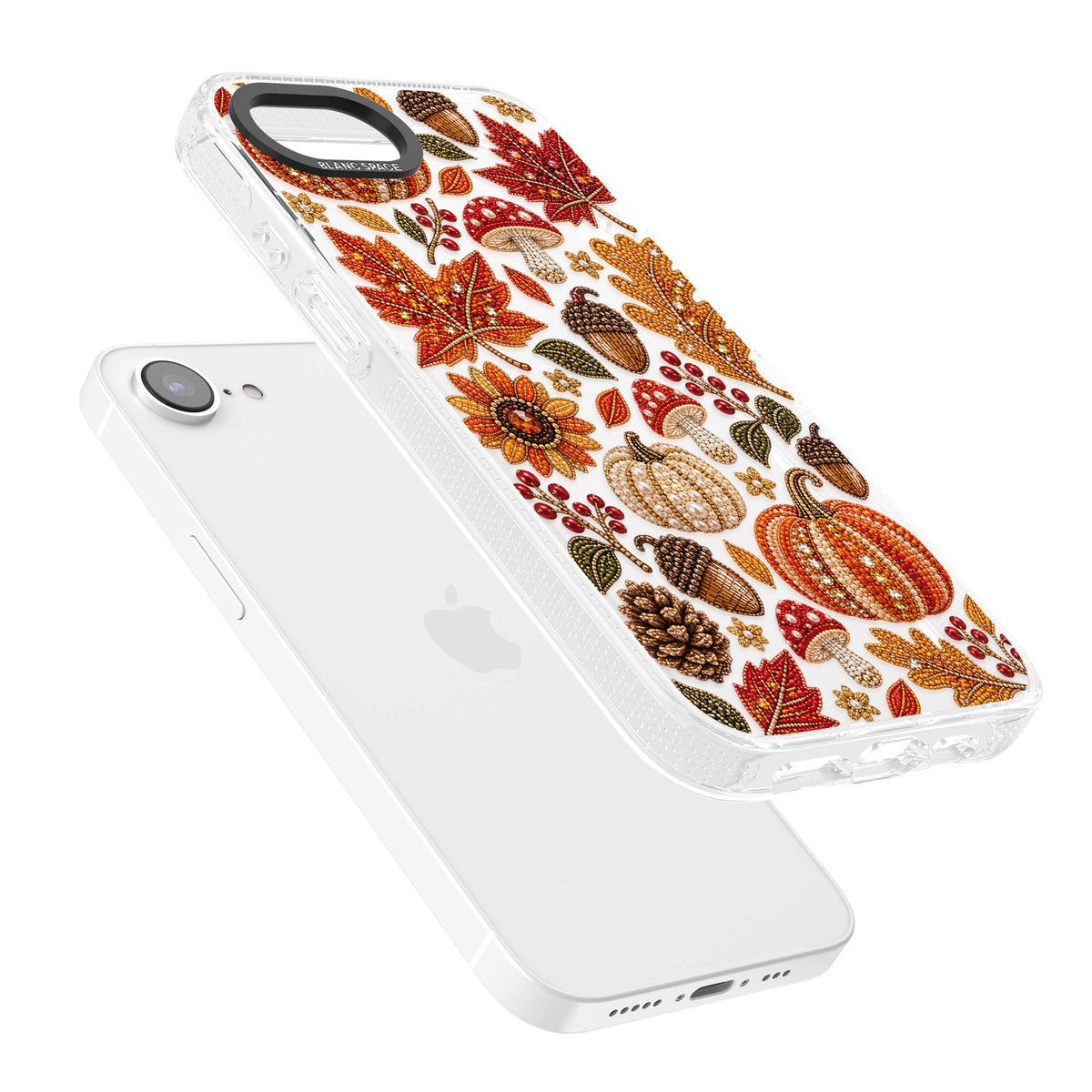 Beaded Autumn iPhone case | Clear Case Impact Air case for iPhone 16e, iPhone 17e