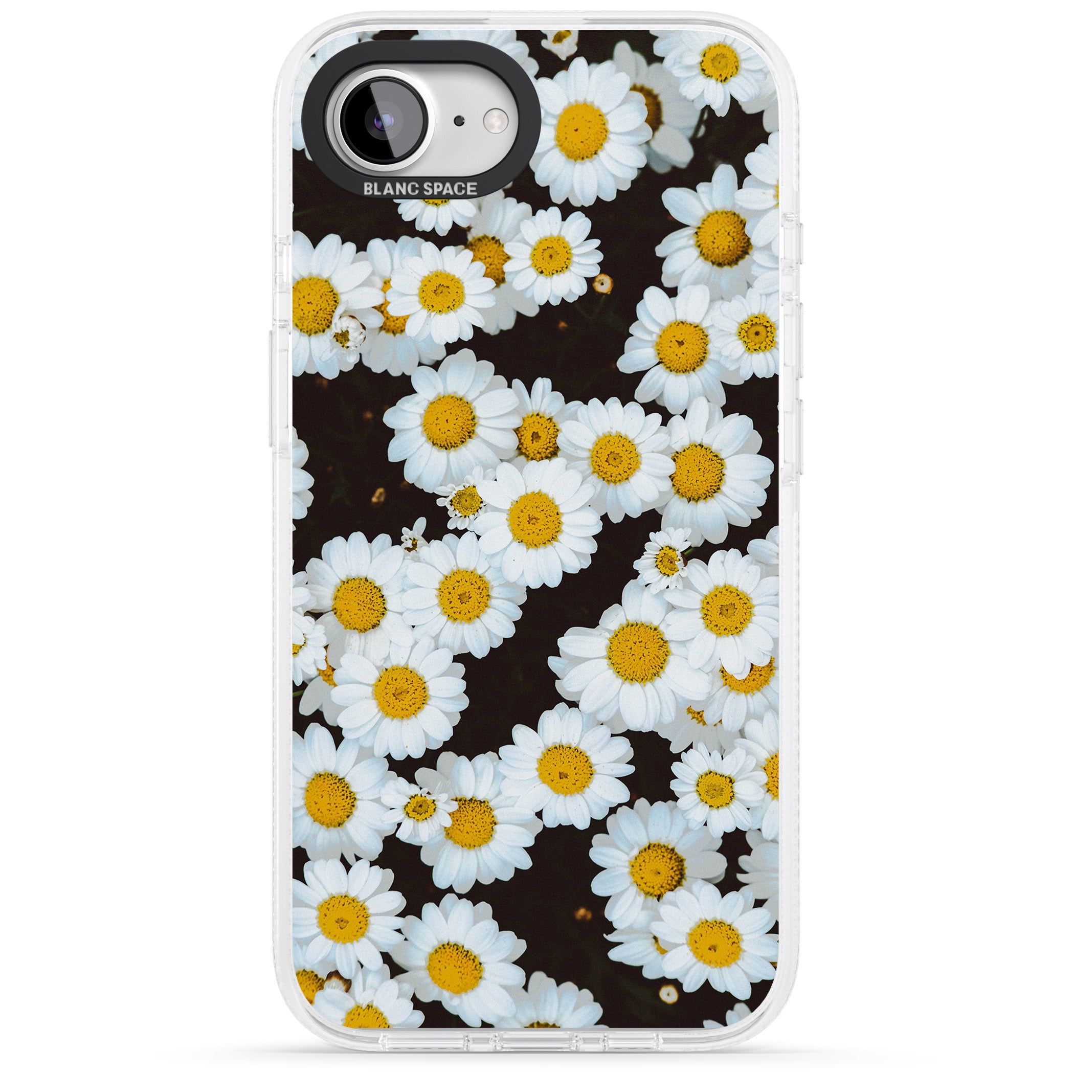 Daisies - Real Floral Photographs iPhone 16e Clear Case Impact Air - Blanc Space