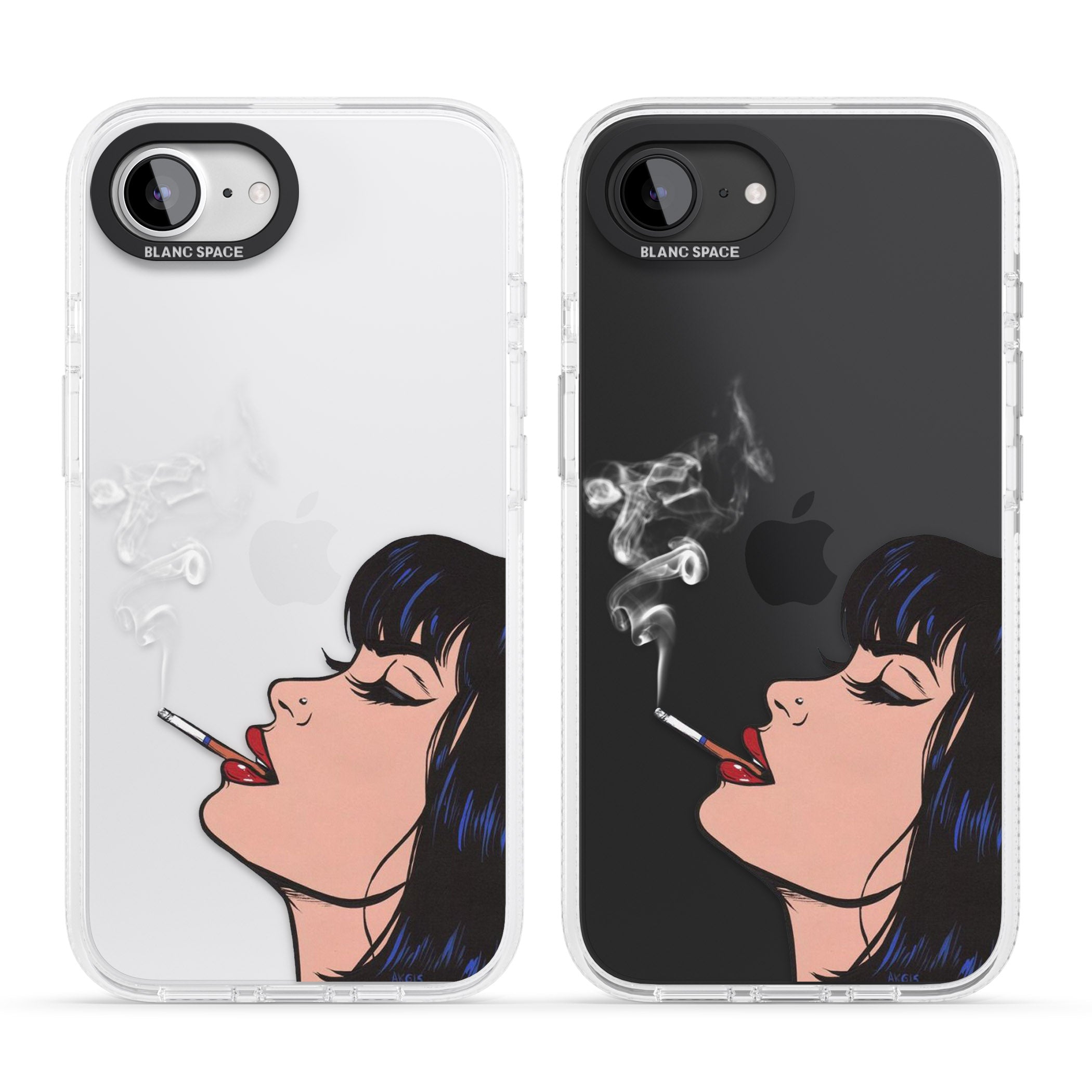 Stress Relief - Pop Art iPhone 16e Clear Case Impact Air - Blanc Space
