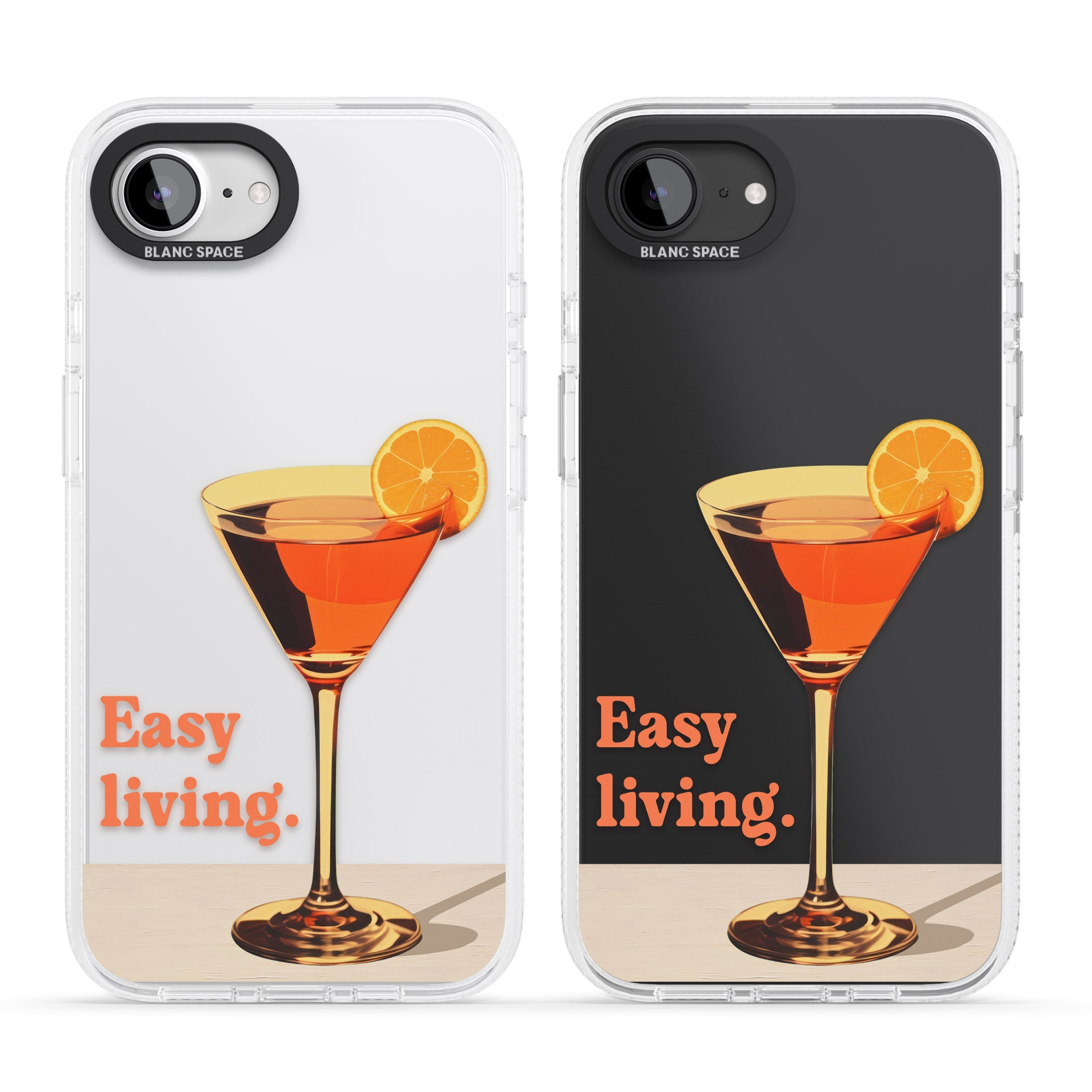 Easy Living iPhone 16e Clear Case Impact Air - Blanc Space