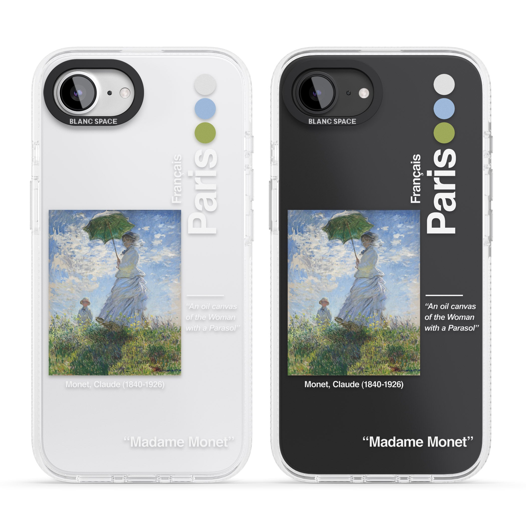 Madame Monet and Her Son iPhone 16e Clear Case Impact Air - Blanc Space