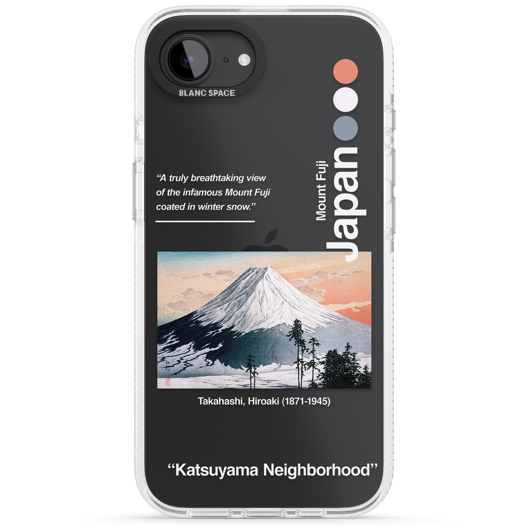 Katsuyama Neighborhood iPhone 16e Clear Case Impact Air - Blanc Space