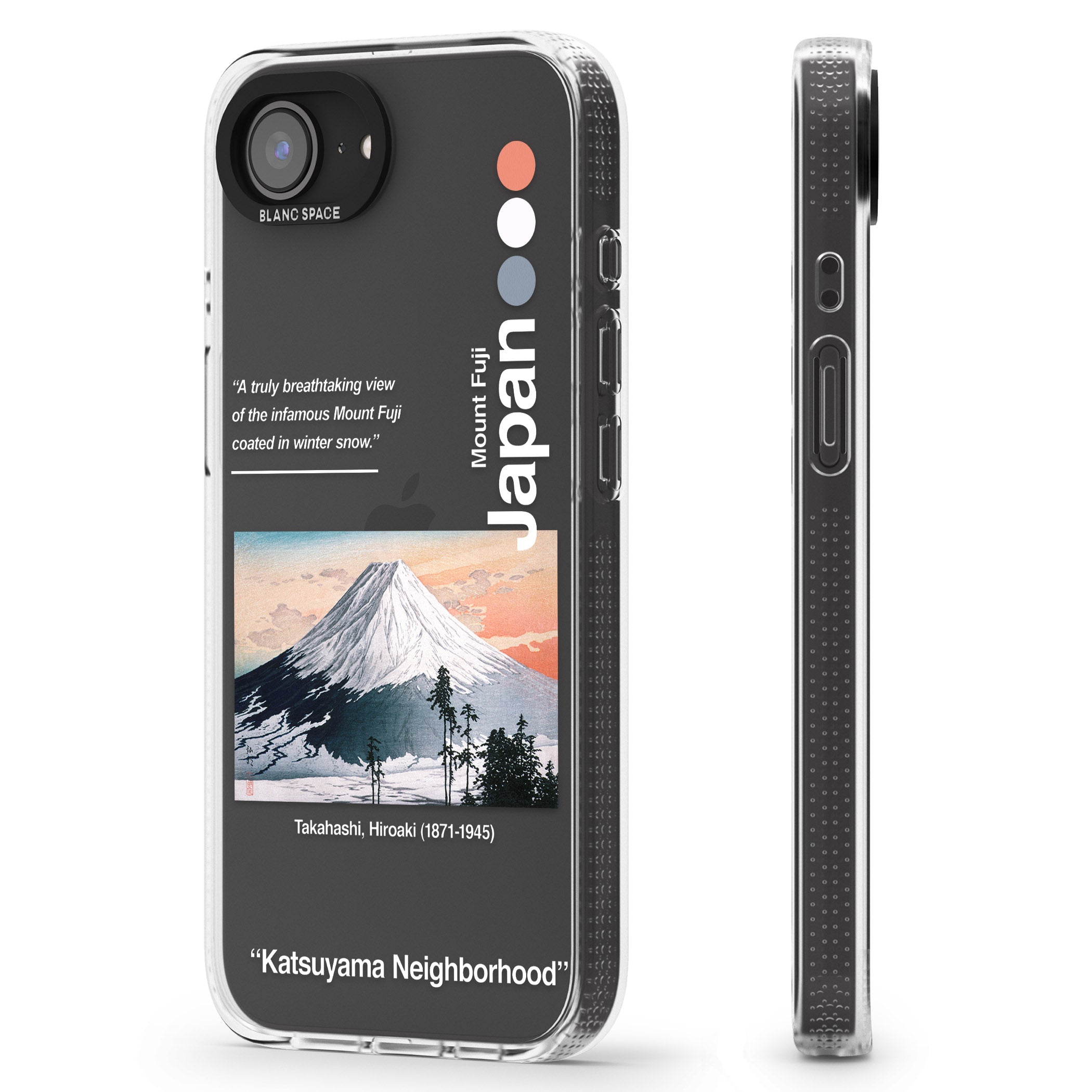 Katsuyama Neighborhood iPhone 16e Clear Case Impact Air - Blanc Space