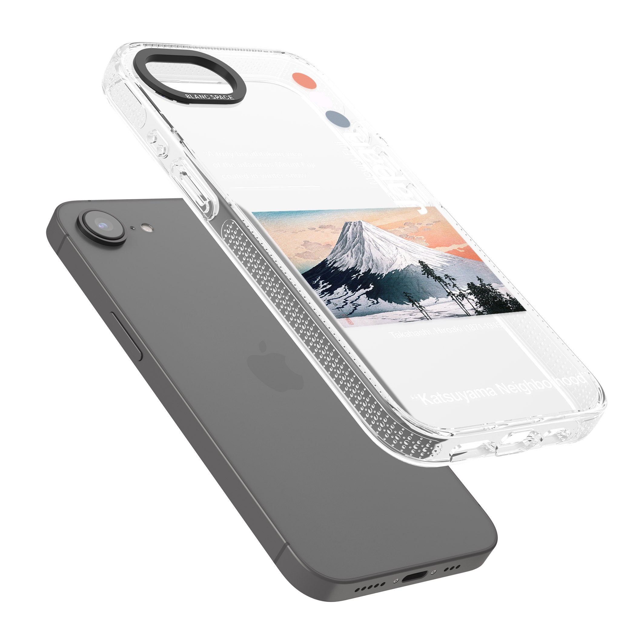 Katsuyama Neighborhood iPhone 16e Clear Case Impact Air - Blanc Space